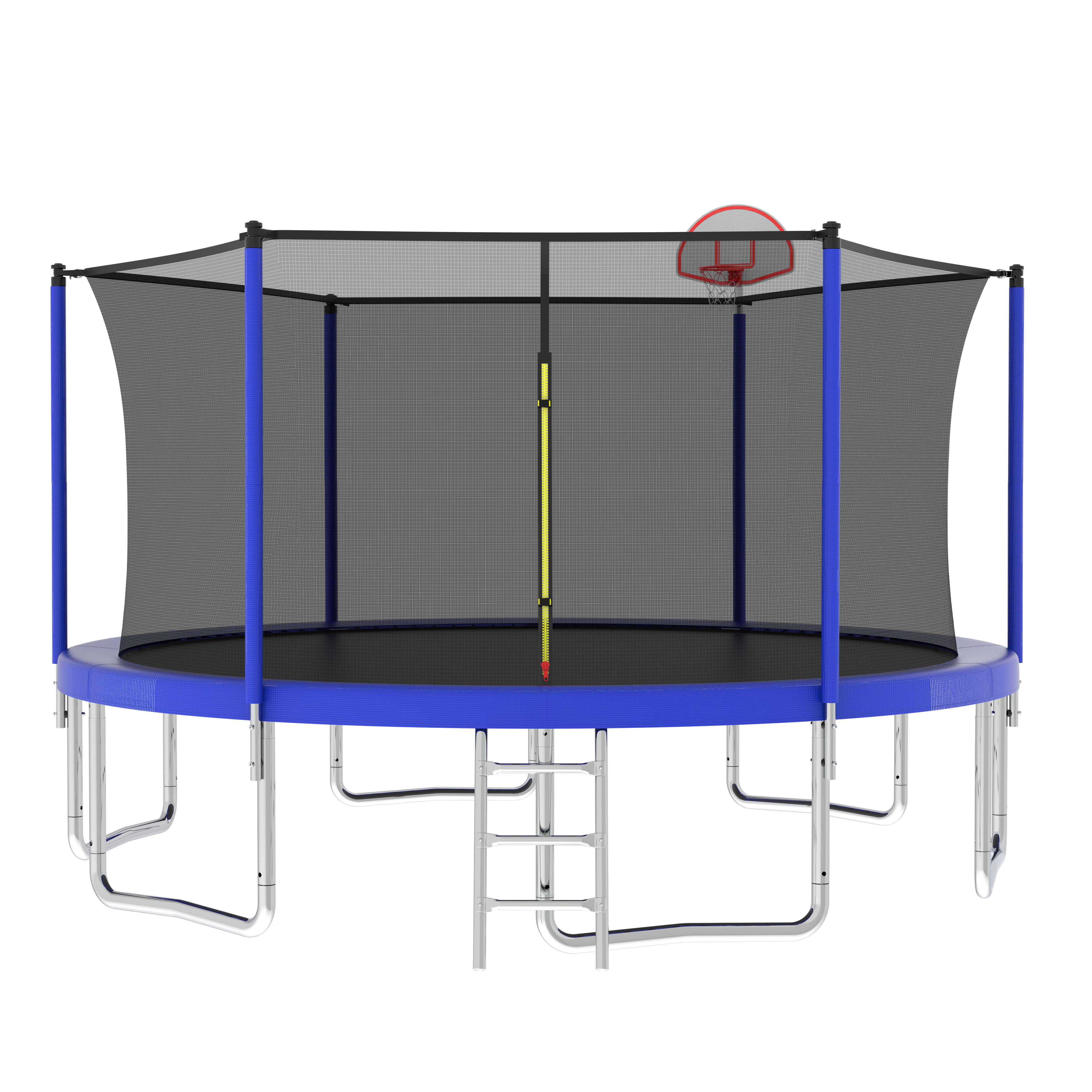 14FT for Kids Children with Safety Enclosure Net Outdoor Backyards Large Recreational Trampoline--1