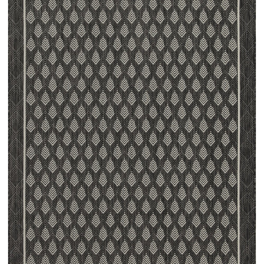 Sunshine GC_HAR2008 Anthracite 5 ft. 3 in. x 7 ft. 3 in. Indoor/Outdoor Area Rug--1