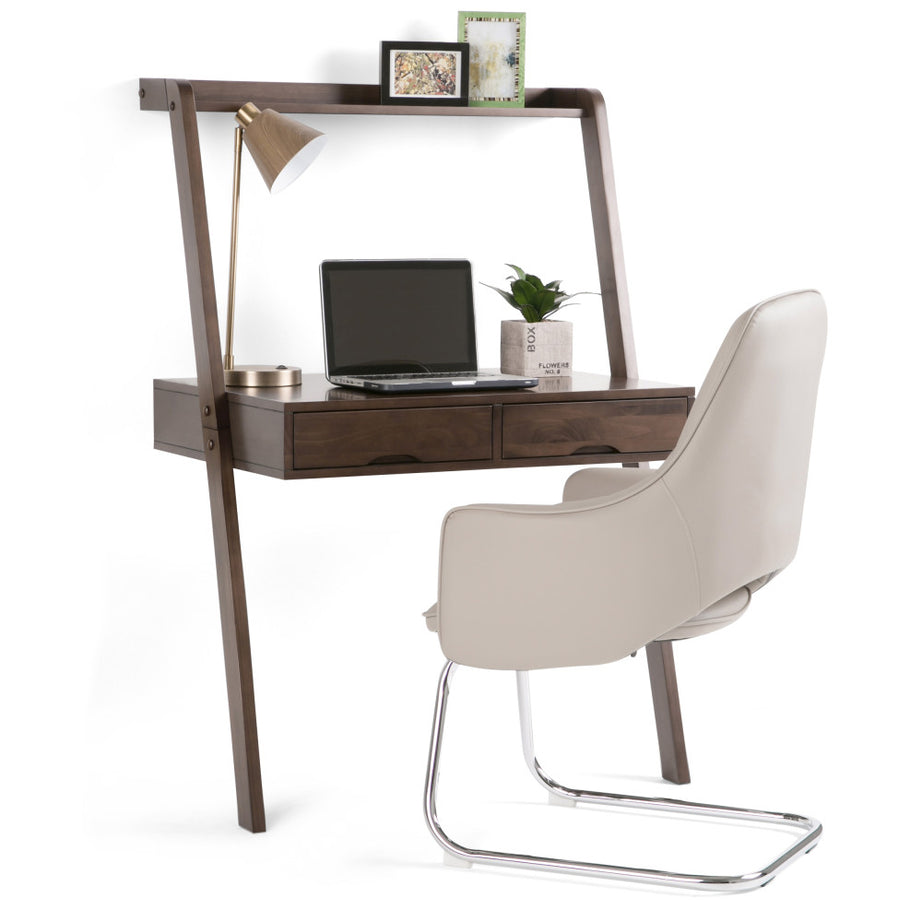 Aleck - Desk - Warm Walnut Brown--1