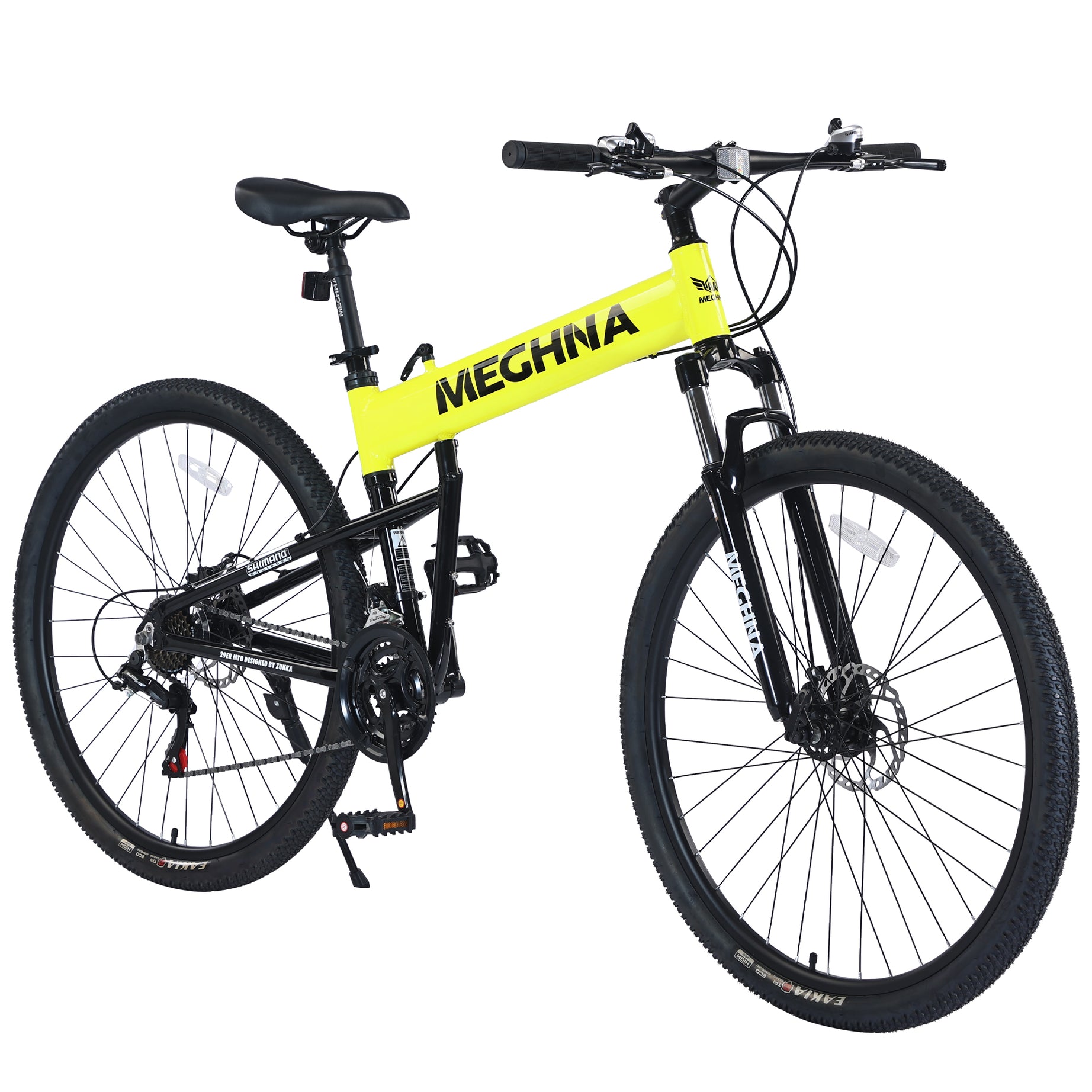 29" Folding Mountain Bike ,Suspension Fork,Aluminium Alloy Frame 21Speed Mountain Bike--1