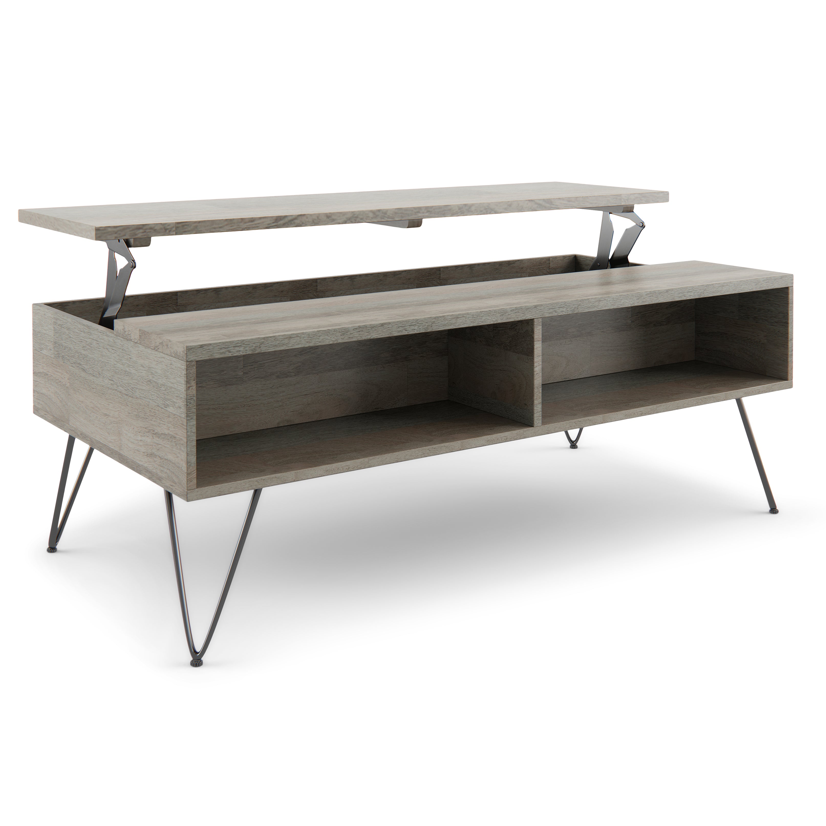 Hunter - Lift Top Coffee Table - Grey--1