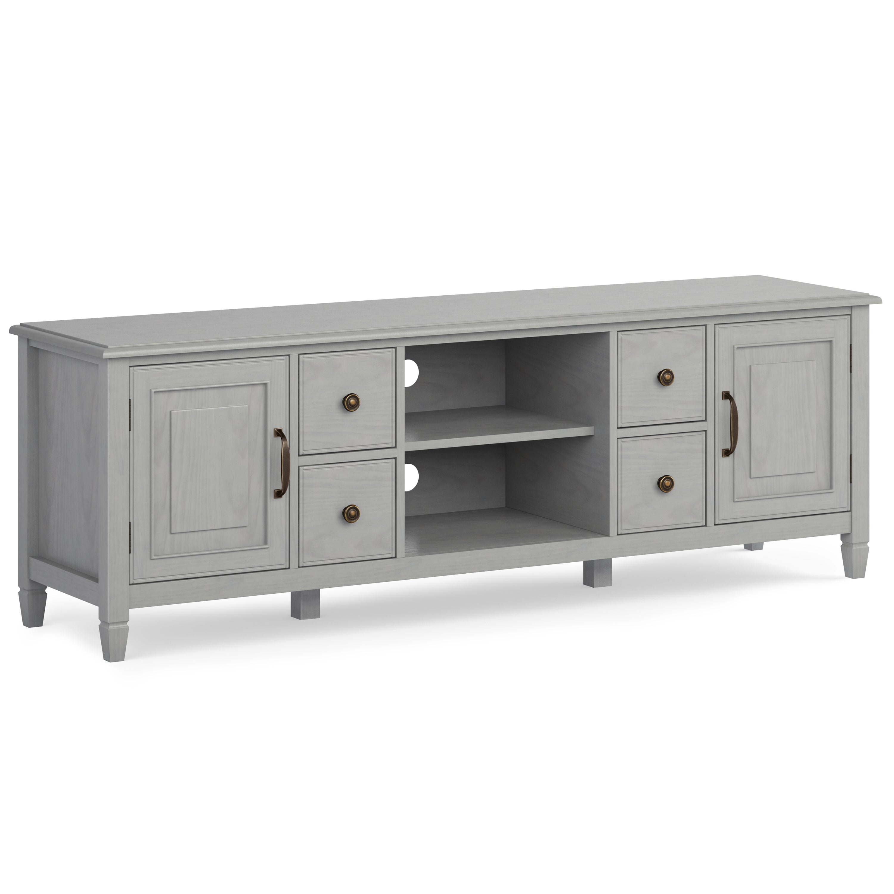 Connaught - 72" Wide TV Stand - Fog Grey--1