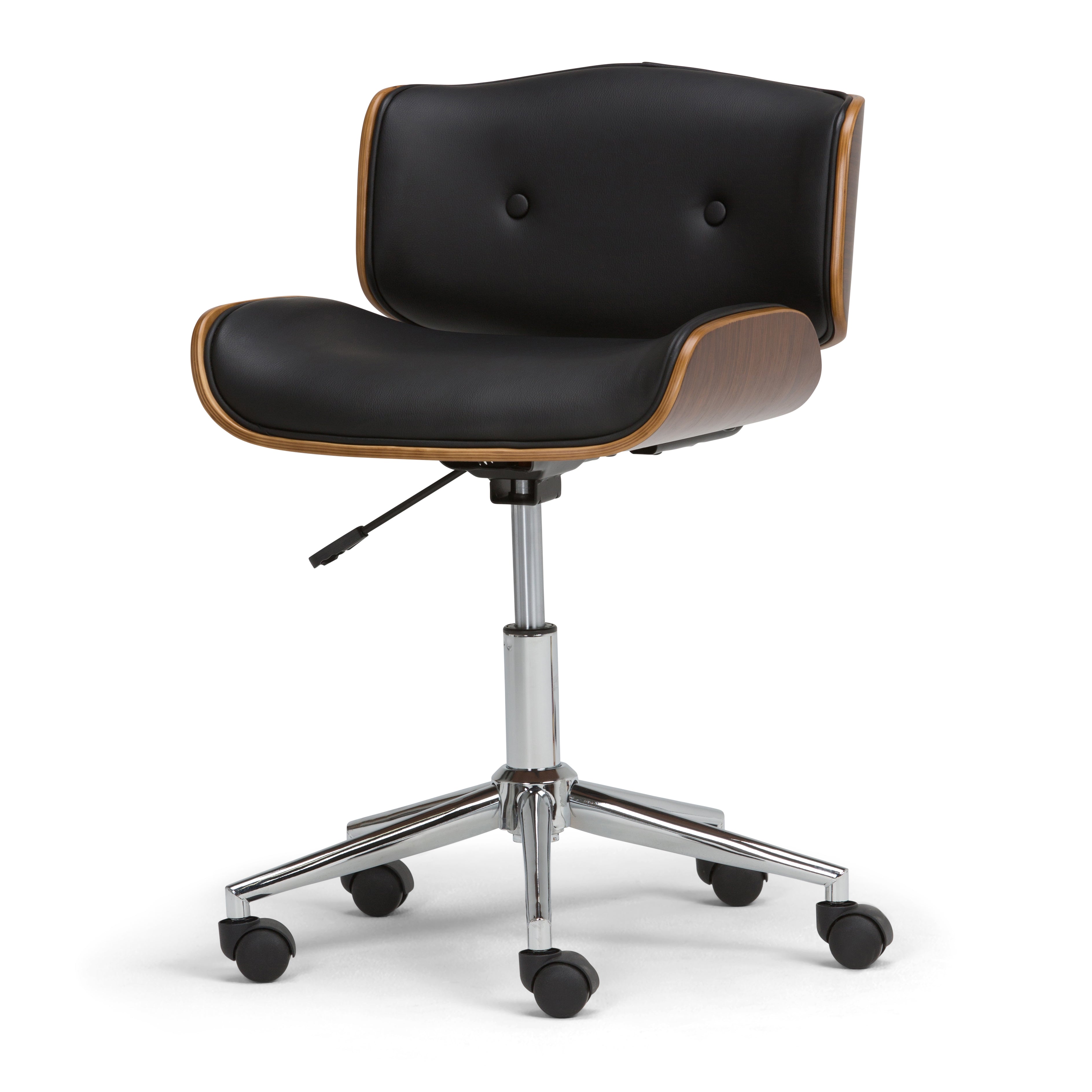 Dax - Bentwood Office Chair - Black / Natural--1