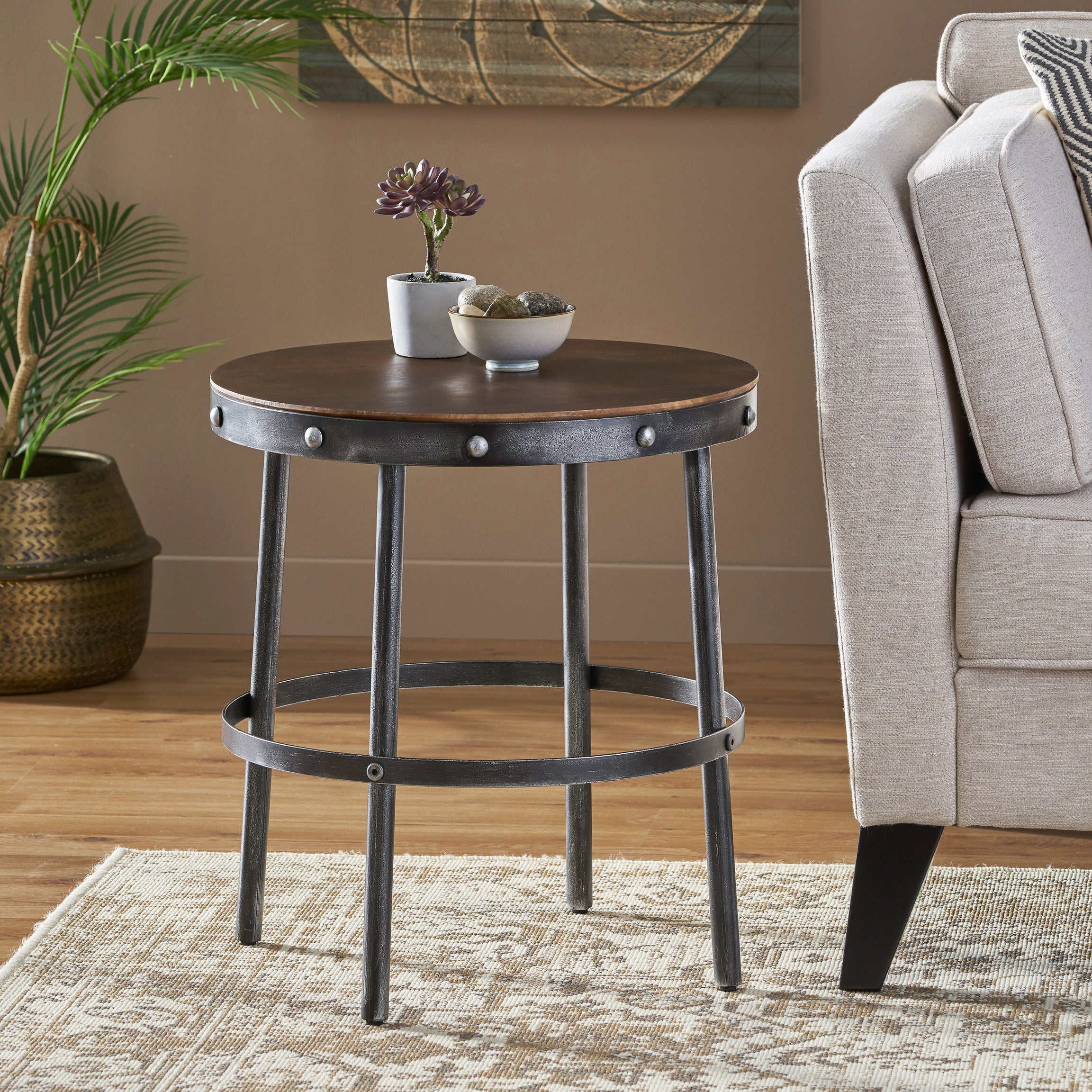 RIVET SIDE TABLE--1