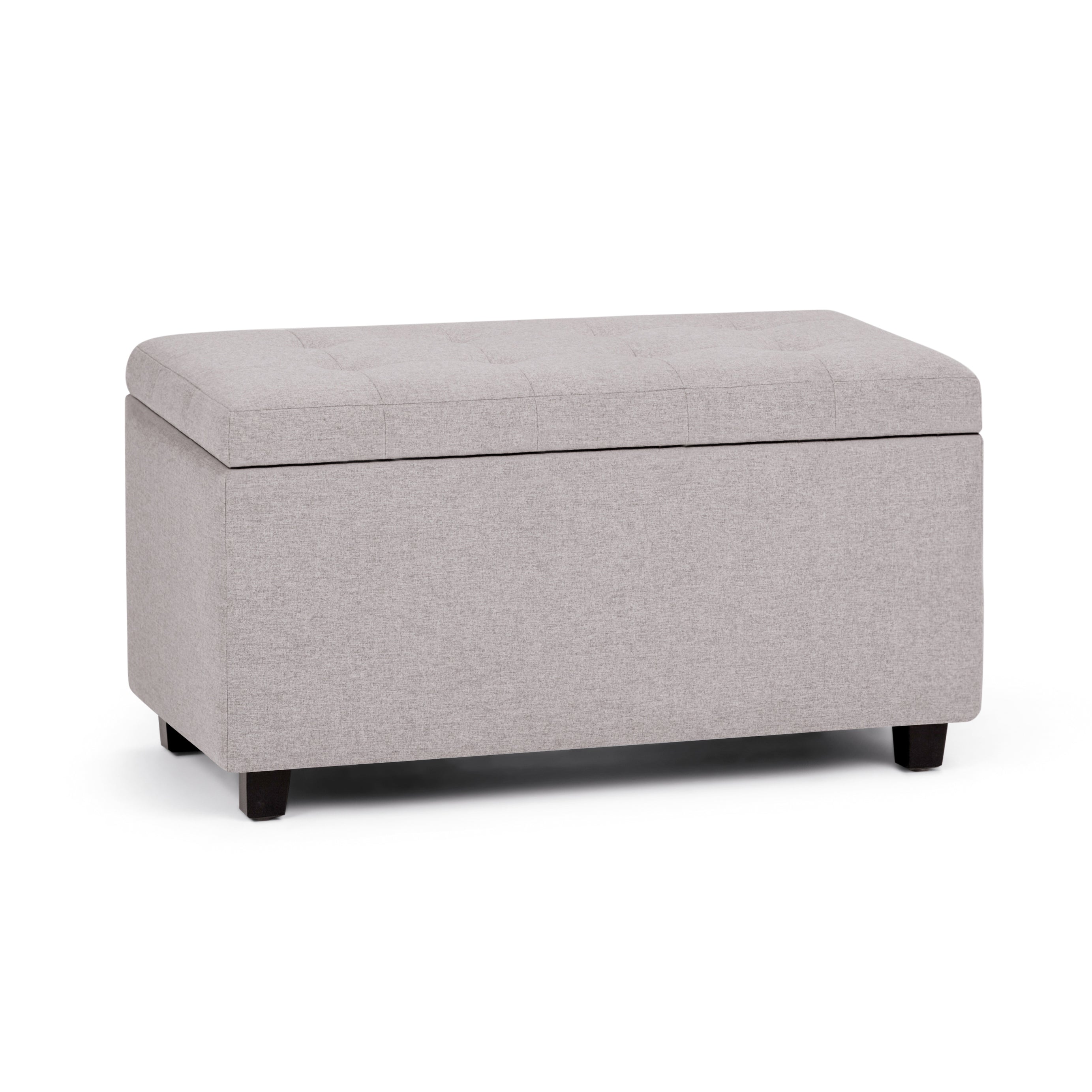 Cosmopolitan - Storage Ottoman - Cloud Grey--1