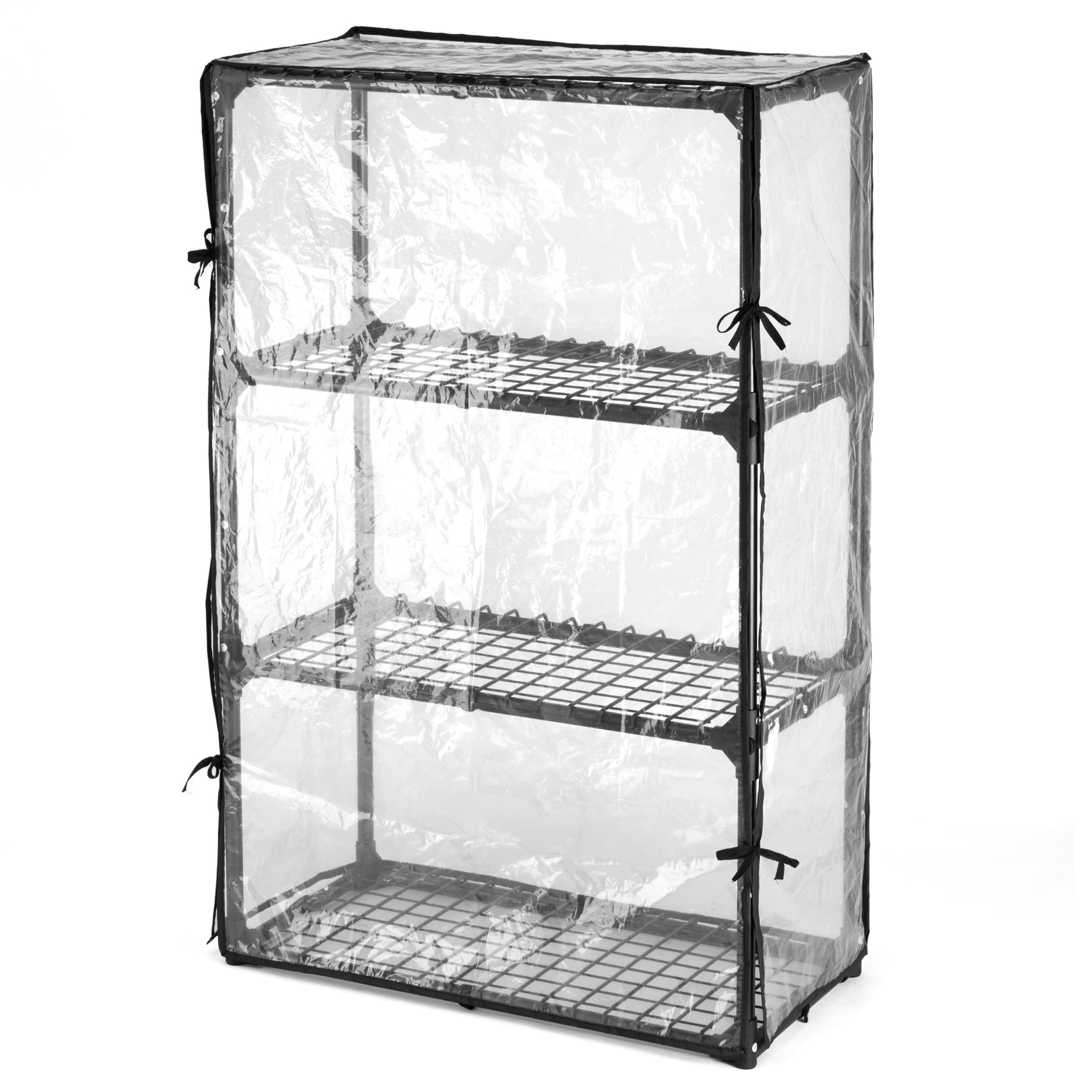 4-SHELF WIRE RACK(1PACK) WITH COVER--1