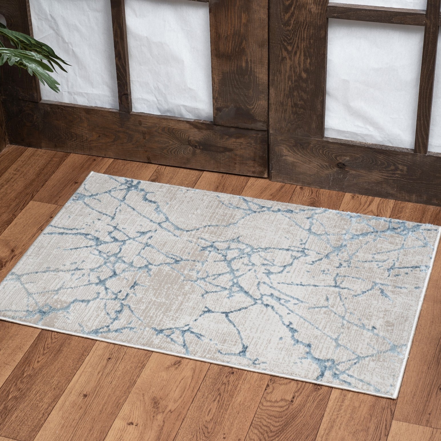 Elegance GC_CNC6005 Blue 2 ft. x 3 ft. Area Rug--1