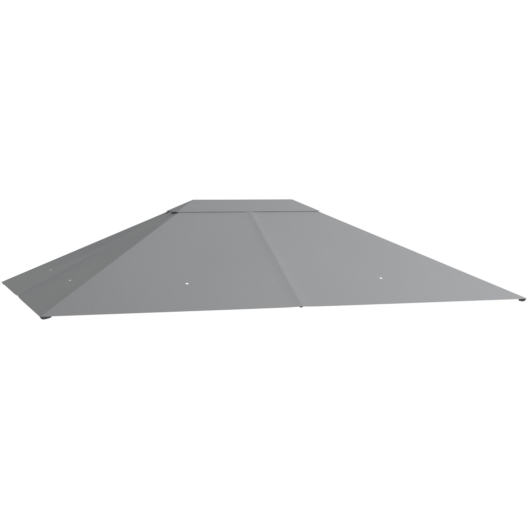 Outsunny 10' x 13' Gazebo Canopy Replacement, Outdoor Gazebo Cover Top Roof Replacement with Vents and Drain Holes, (TOP COVER ONLY), Light Gray--1