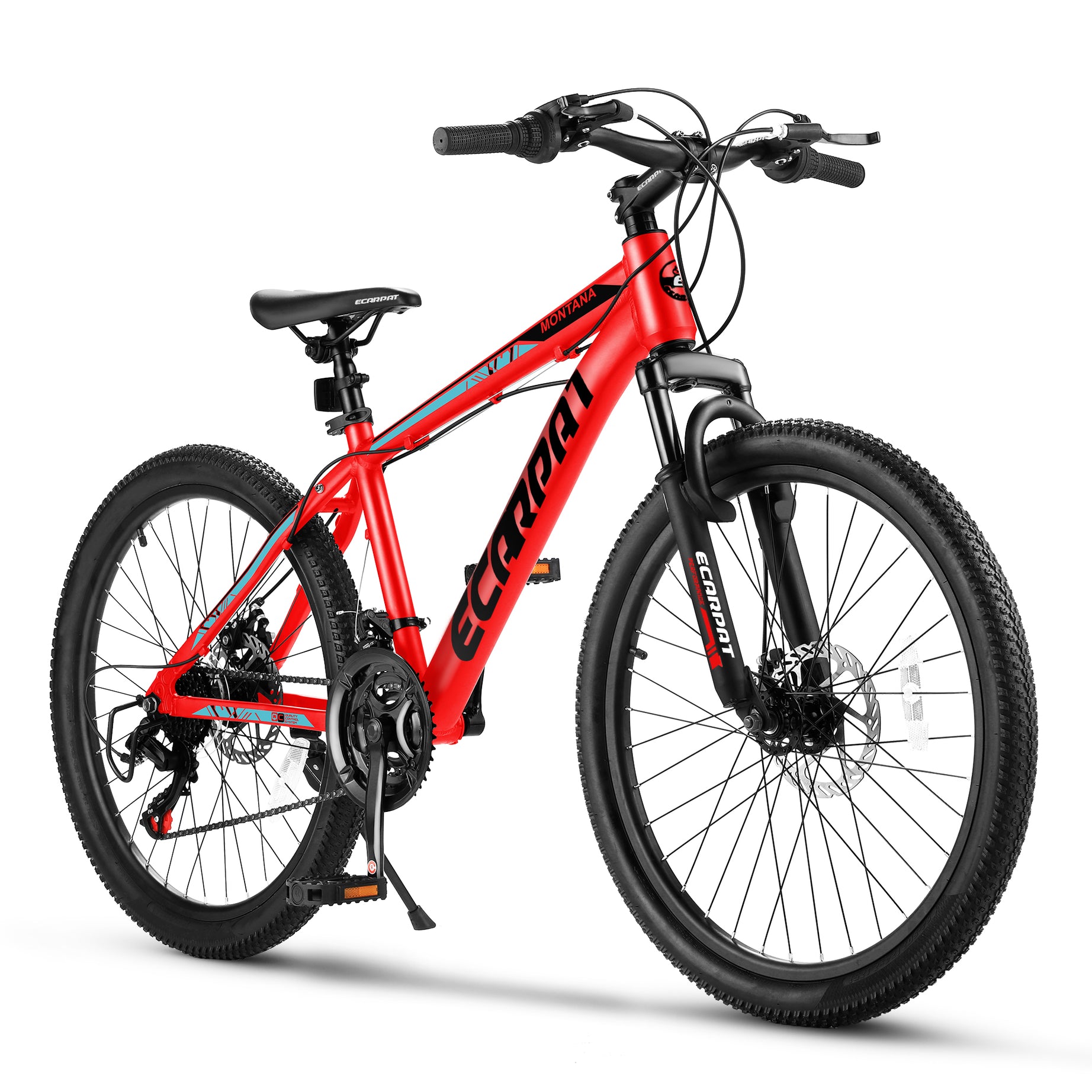 A24299 24 inch Mountain Bike Bicycle for Adults Aluminium Frame Bike Shimano 21-Speed with Disc Brake--1