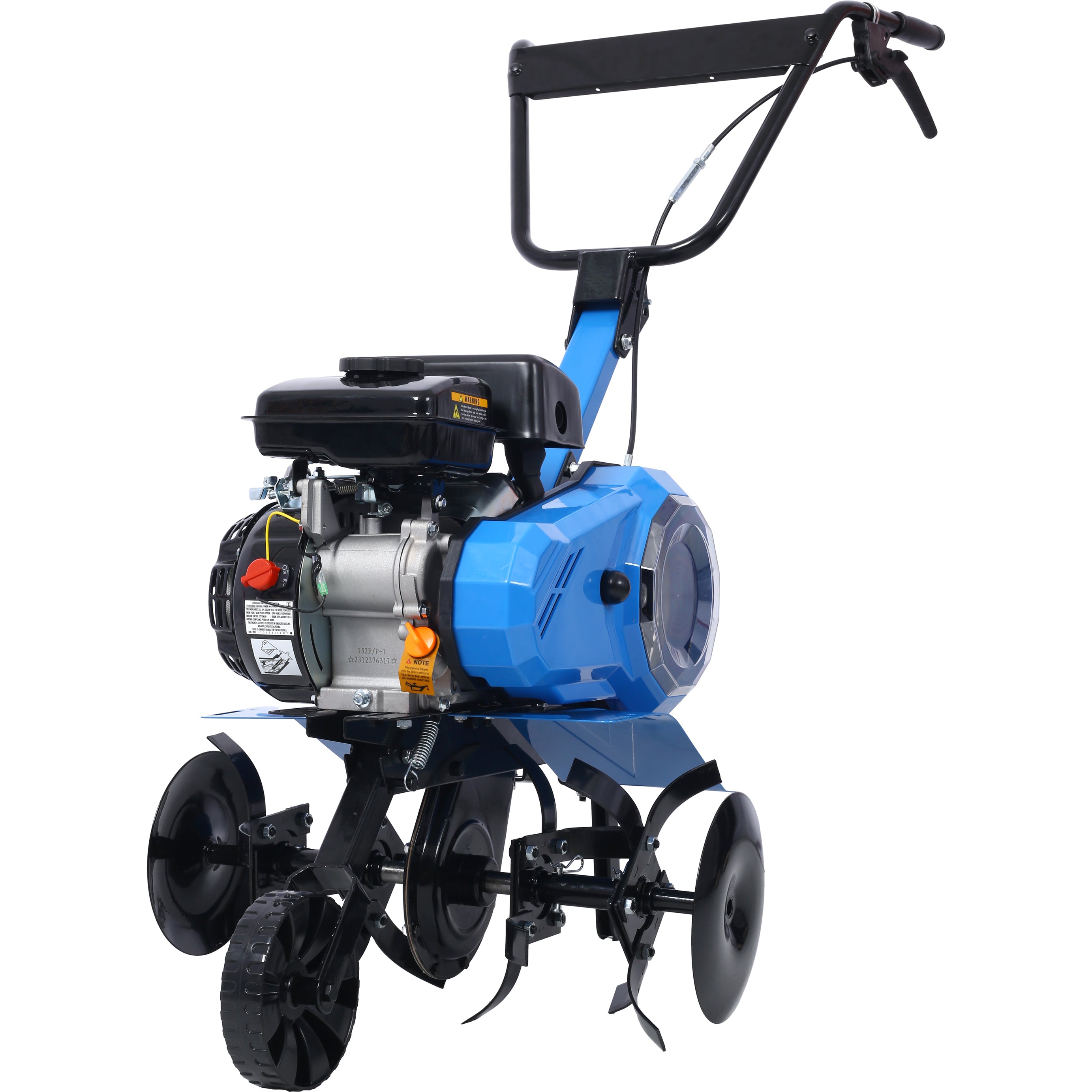 Gas-Powered 4-Cycle 2-in-1 Tiller and Cultivator,,78.5cc with Handle 18IN TILL WIDTH,EPA complaint--1