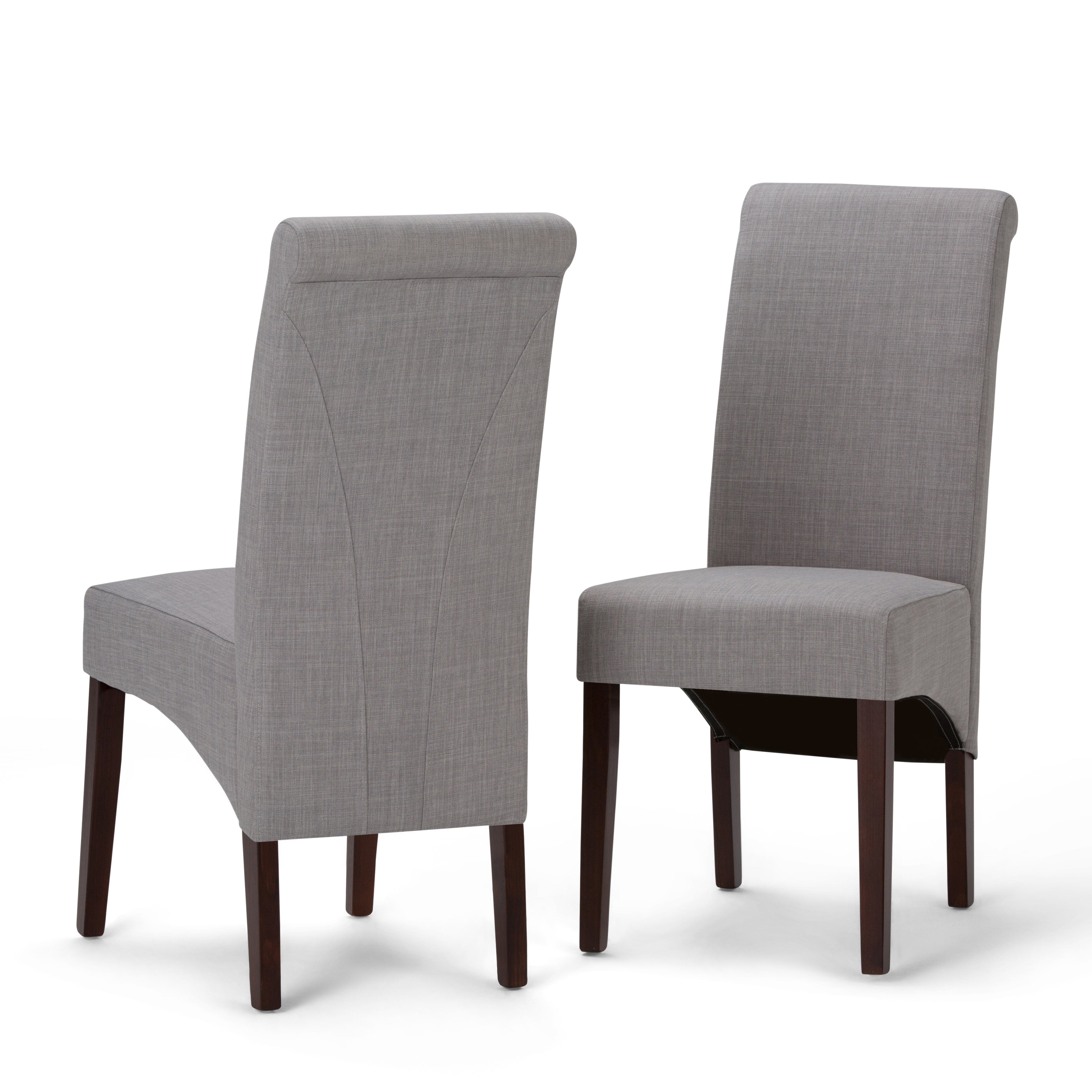 Avalon - Deluxe Parson Dining Chair (Set of 2) - Dove Grey--1