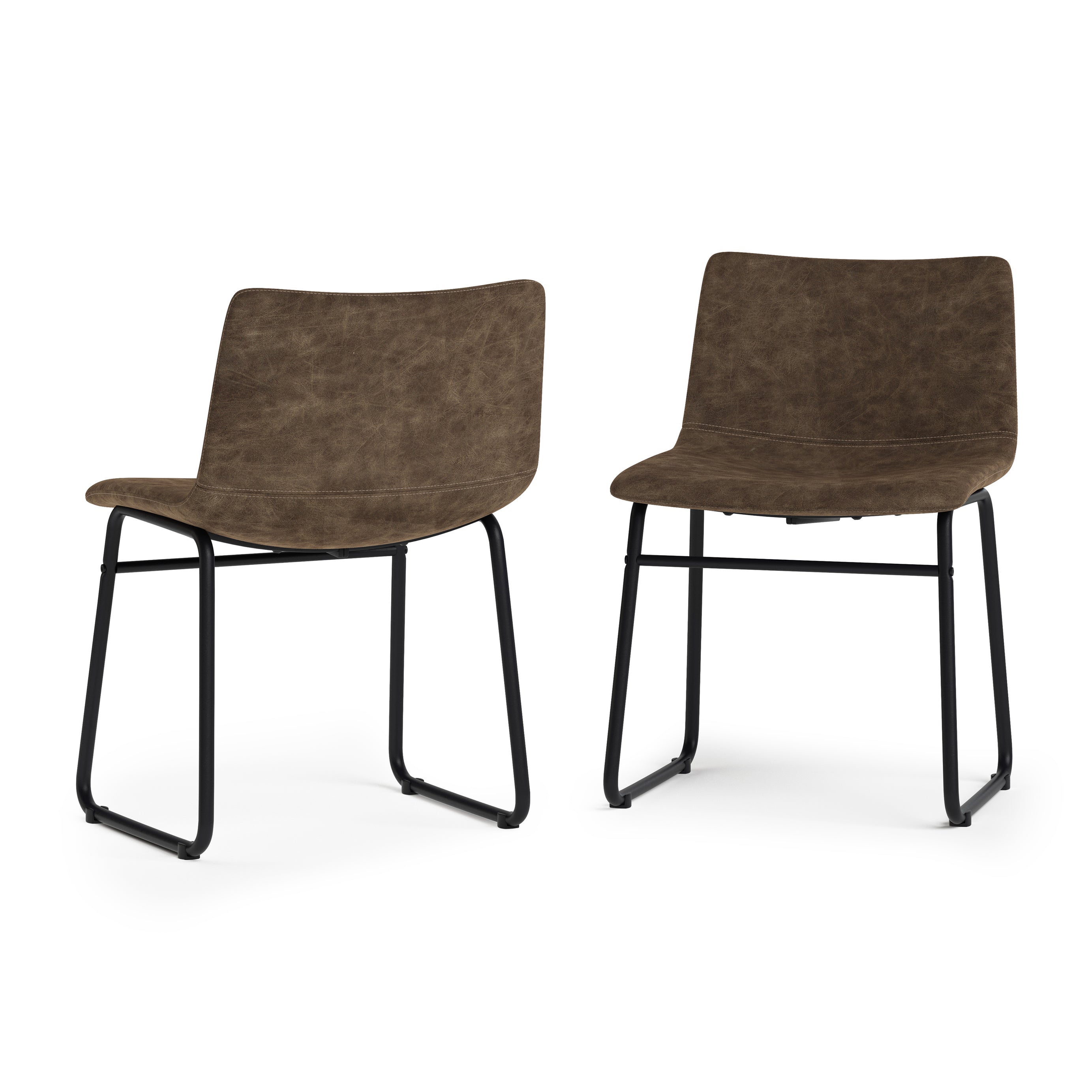 Warner - Dining Chair (Set of 2) - Distressed Brown--1