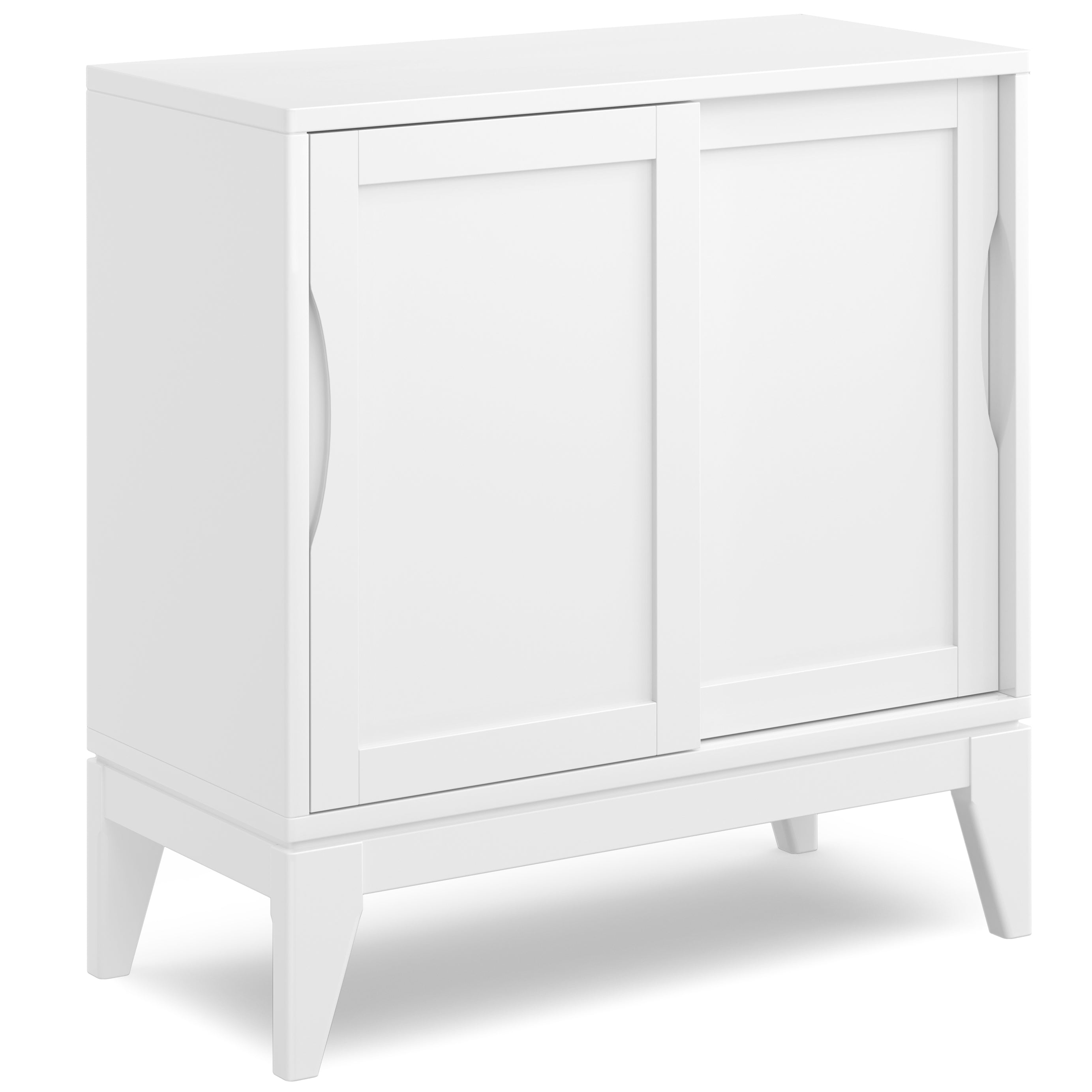 Harper - Low Storage Cabinet - White--1