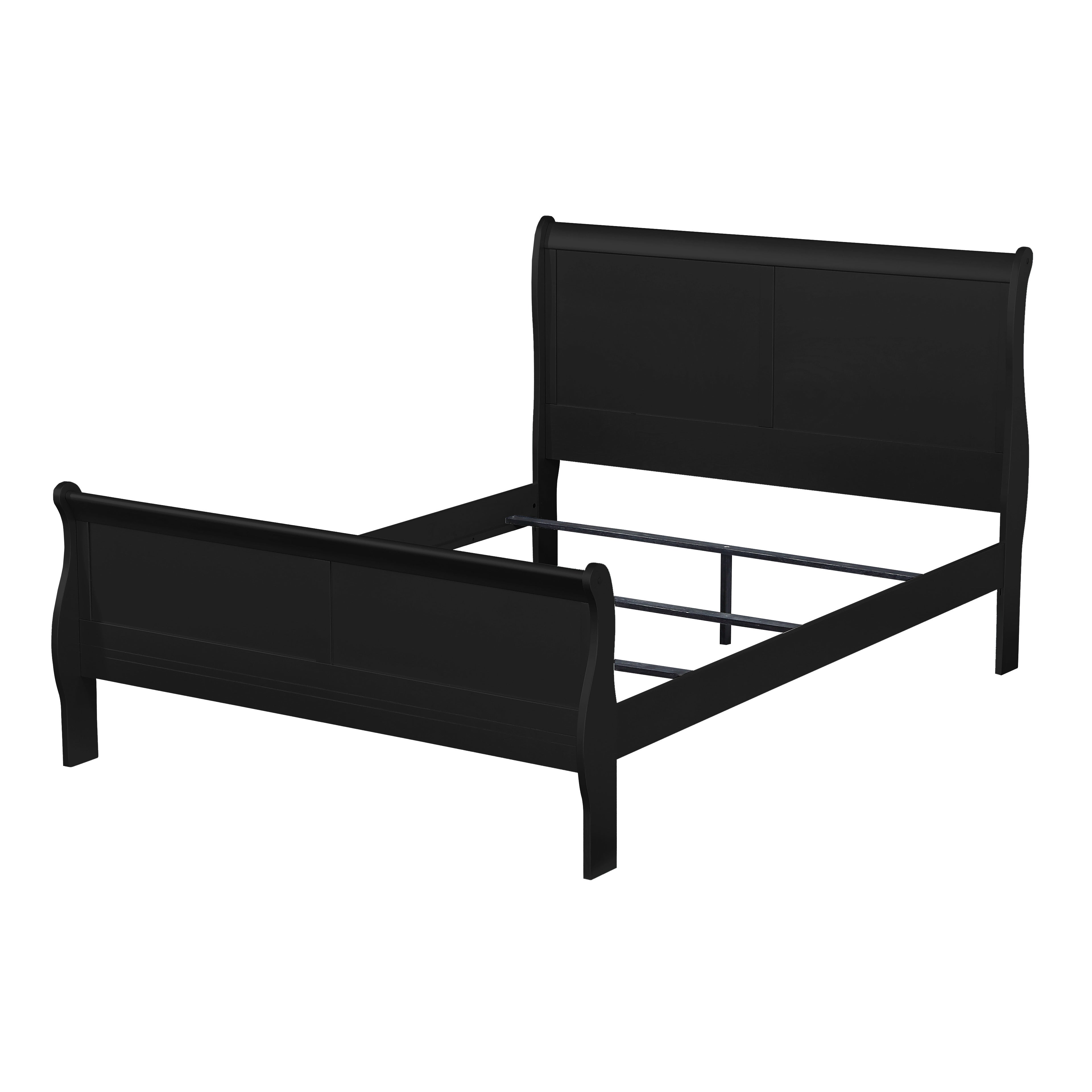 Black Queen Bed--1