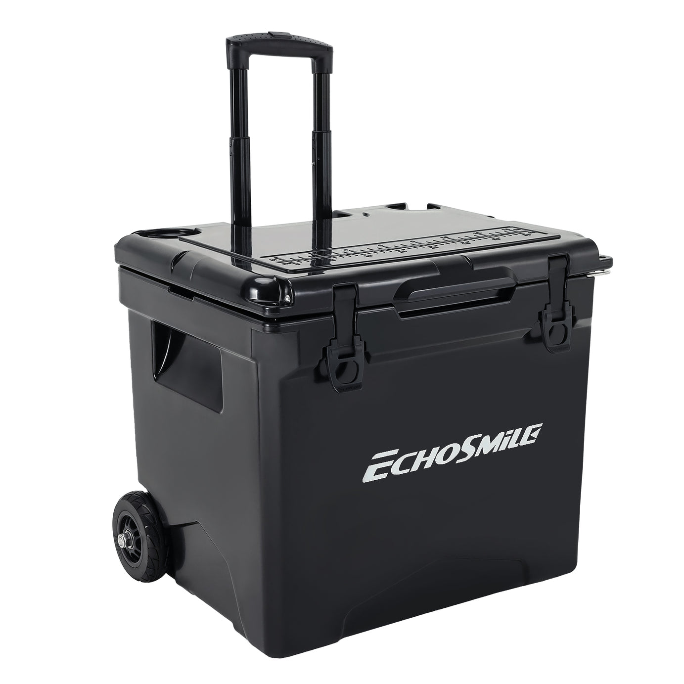 45Qt New Black Insulated Box With Wheels And Trolley--1