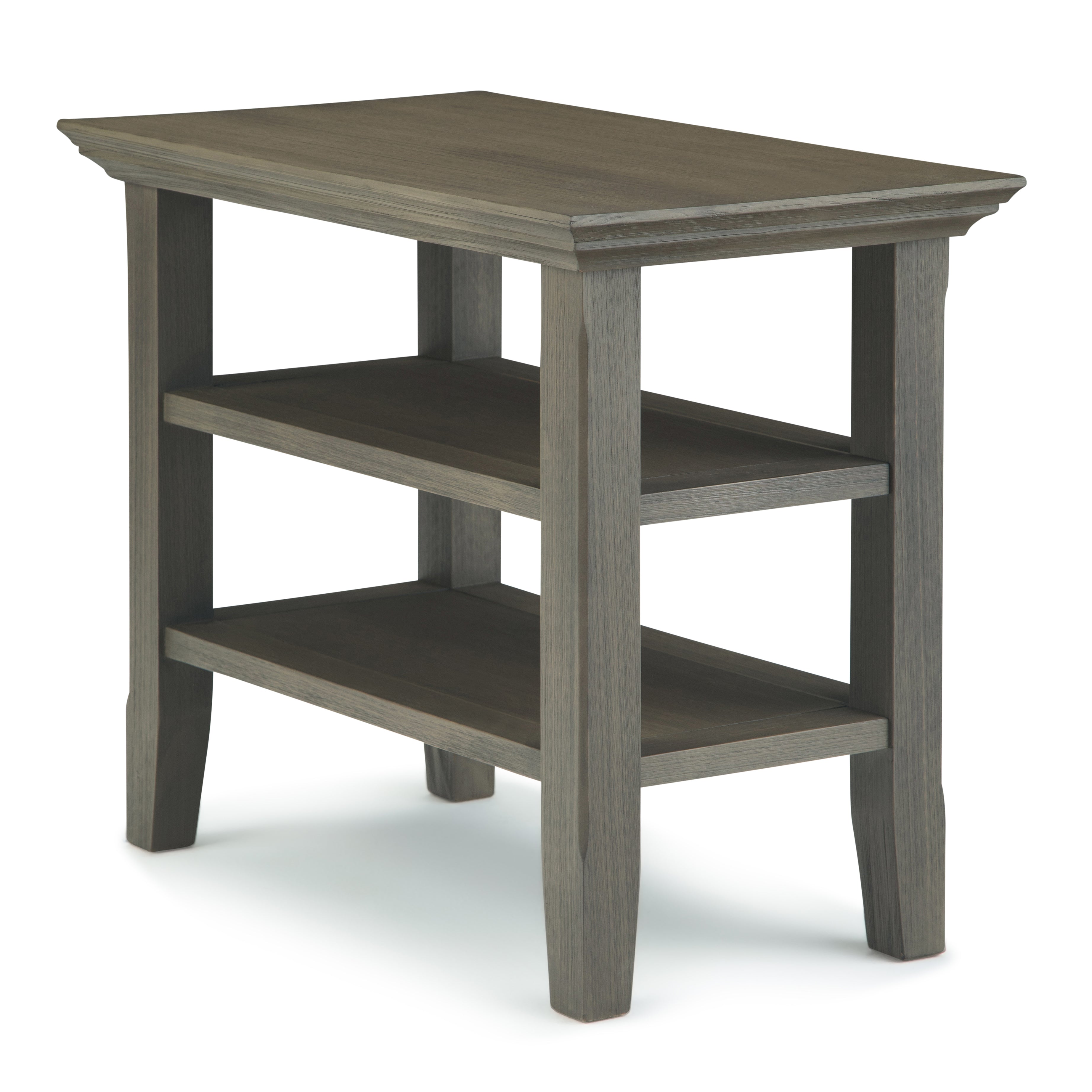 Acadian - Narrow Side Table - Farmhouse Grey--1