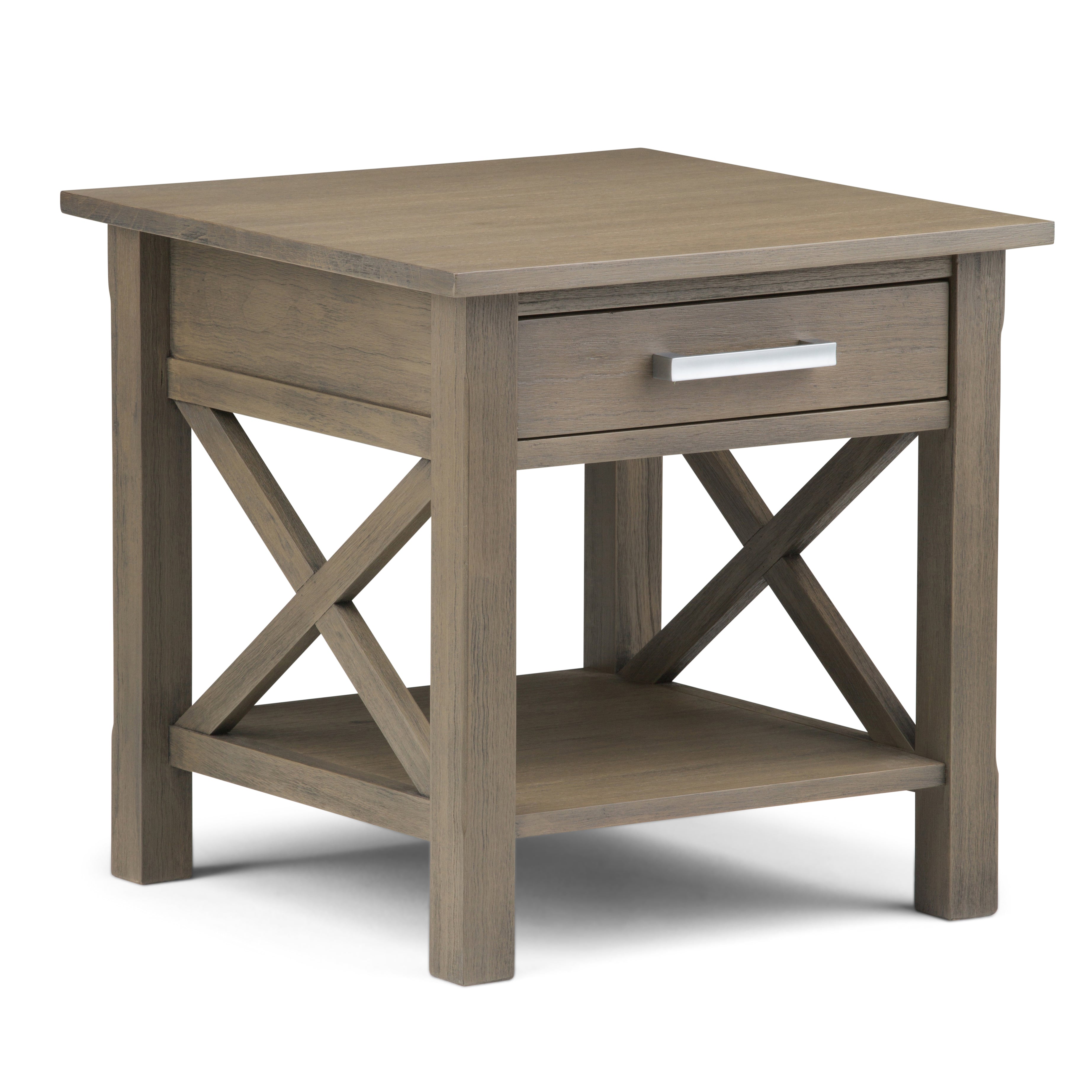 Kitchener - End Table - Farmhouse Grey--1