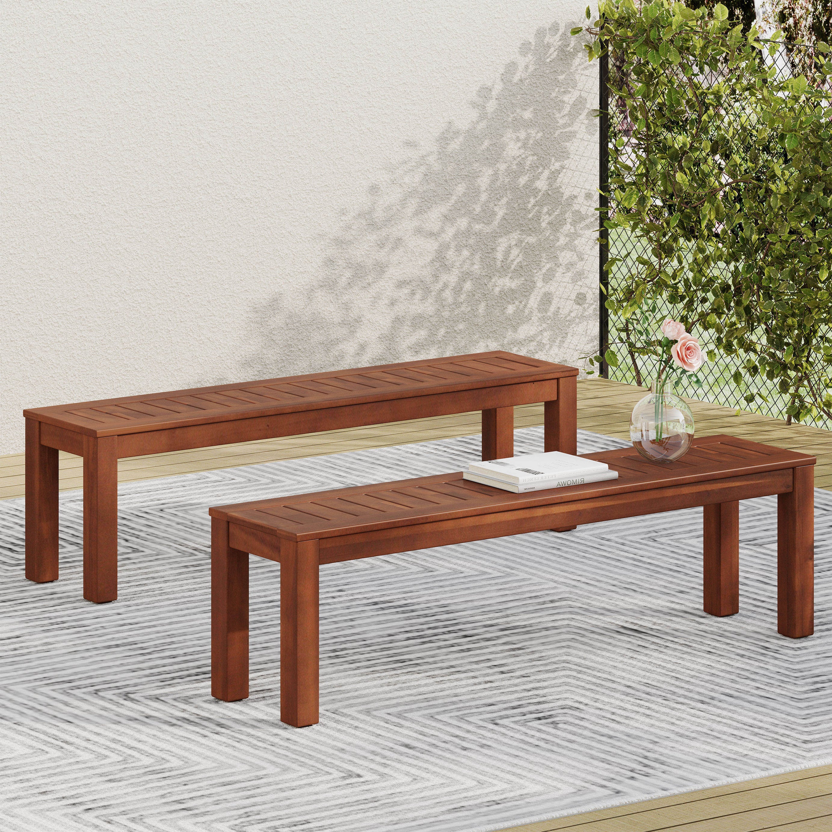 MANILA 61.75'' BENCH( SET OF 2 )--1