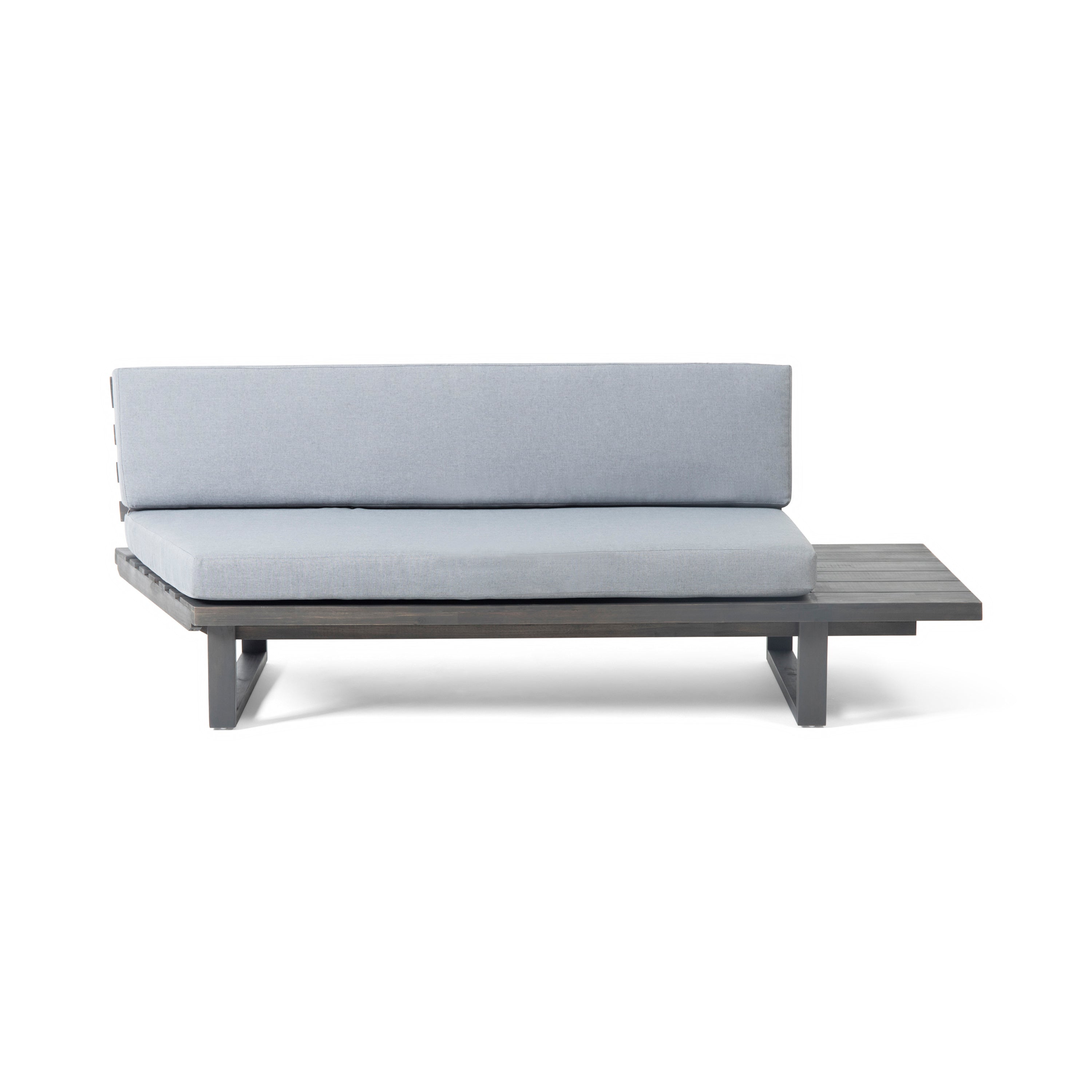 MIRABELLE 2 SEATER SOFA - RIGHT, GREY--1