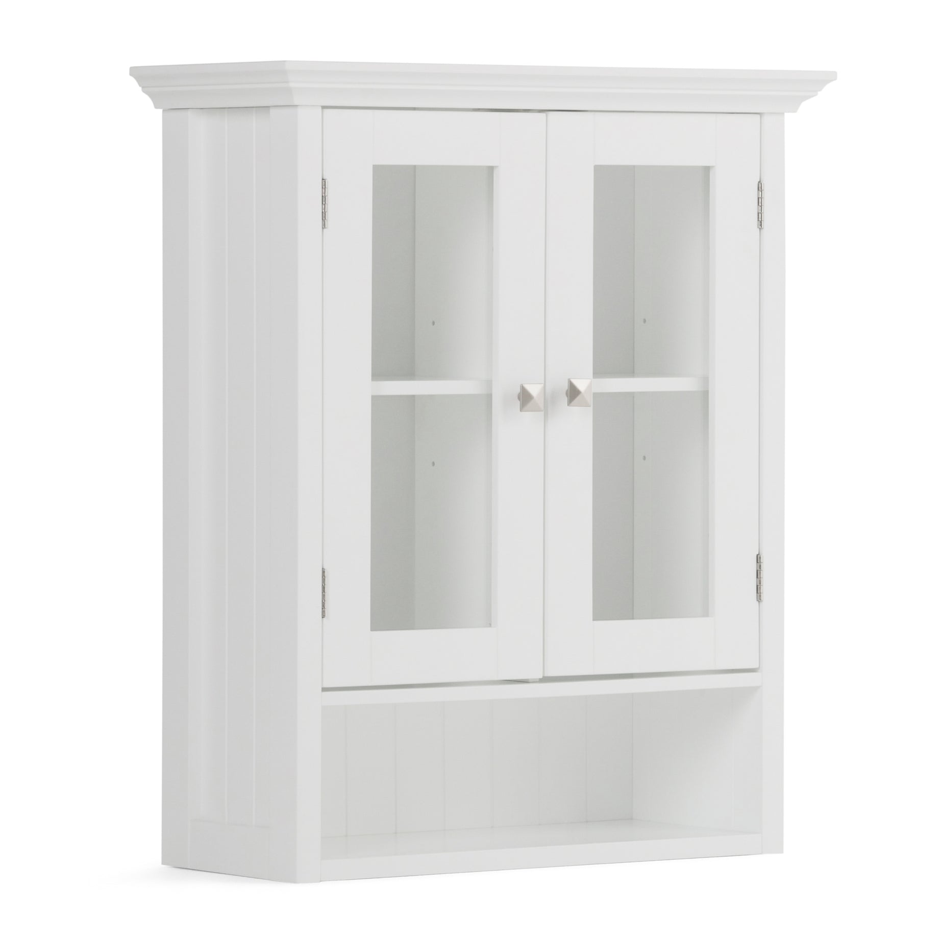 Acadian - Double Door Wall Cabinet - Pure White--1