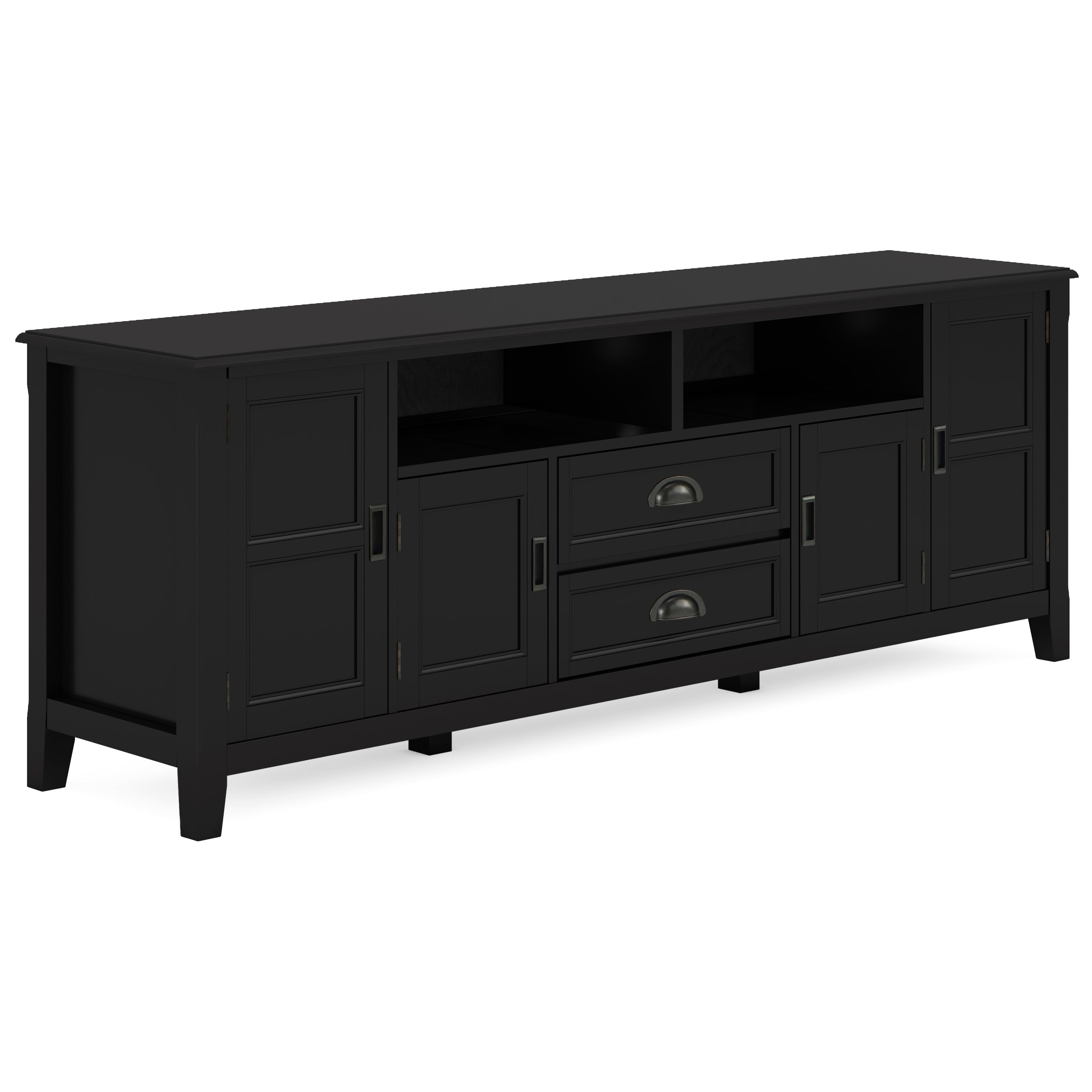 Burlington - 72" TV Media Stand - Black--1