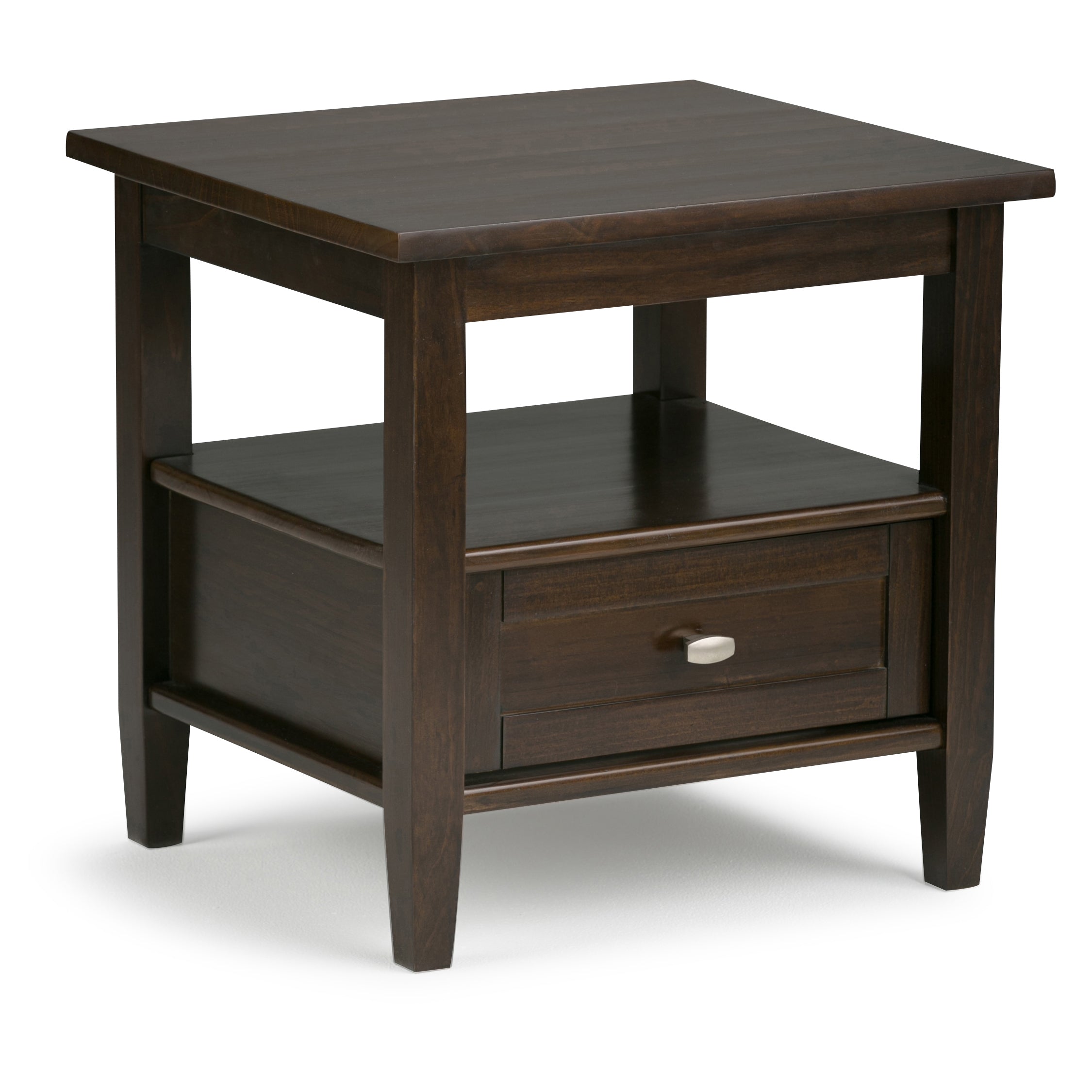 Warm Shaker - End Table - Tobacco Brown--1