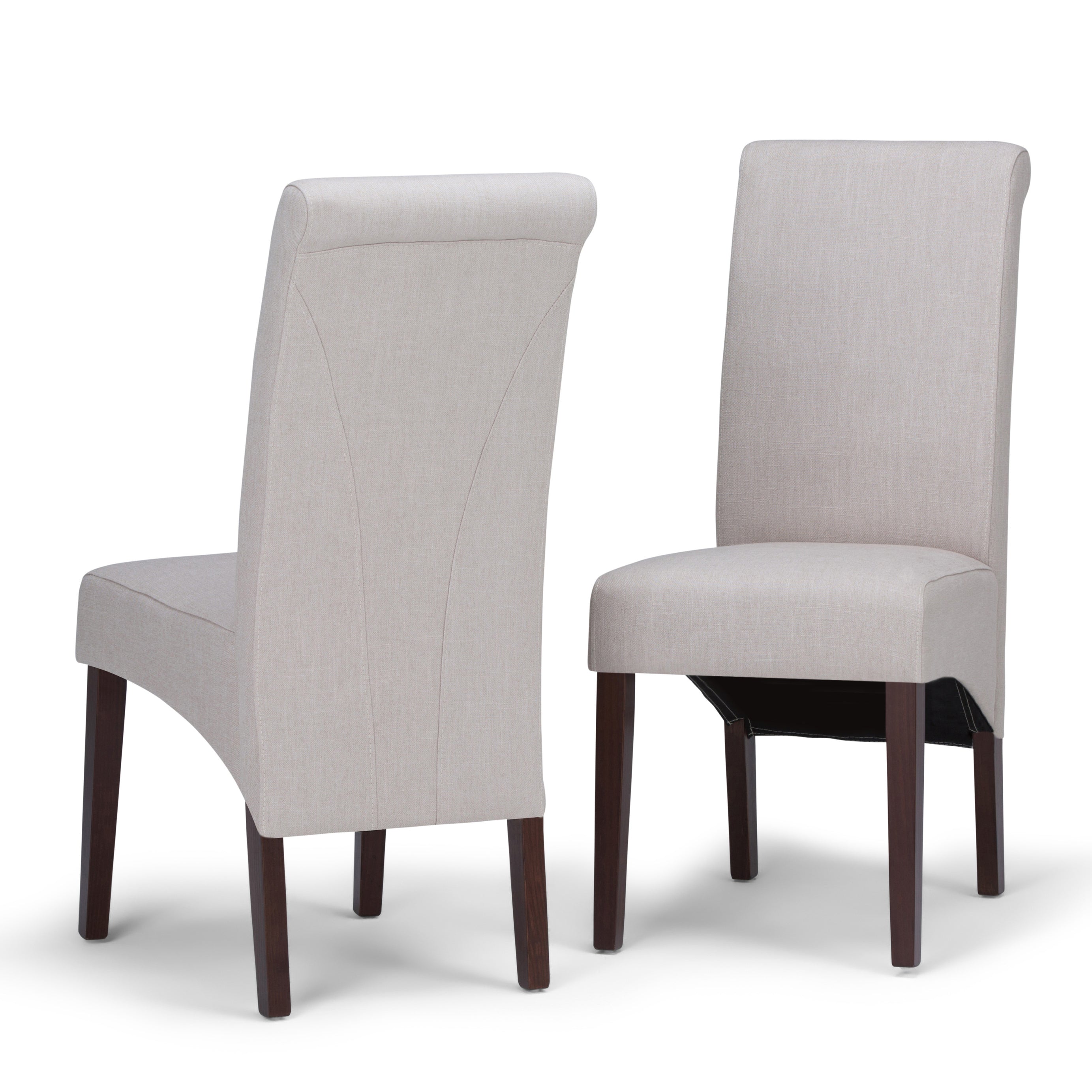 Avalon - Deluxe Parson Dining Chair (Set of 2) - Light Beige--1