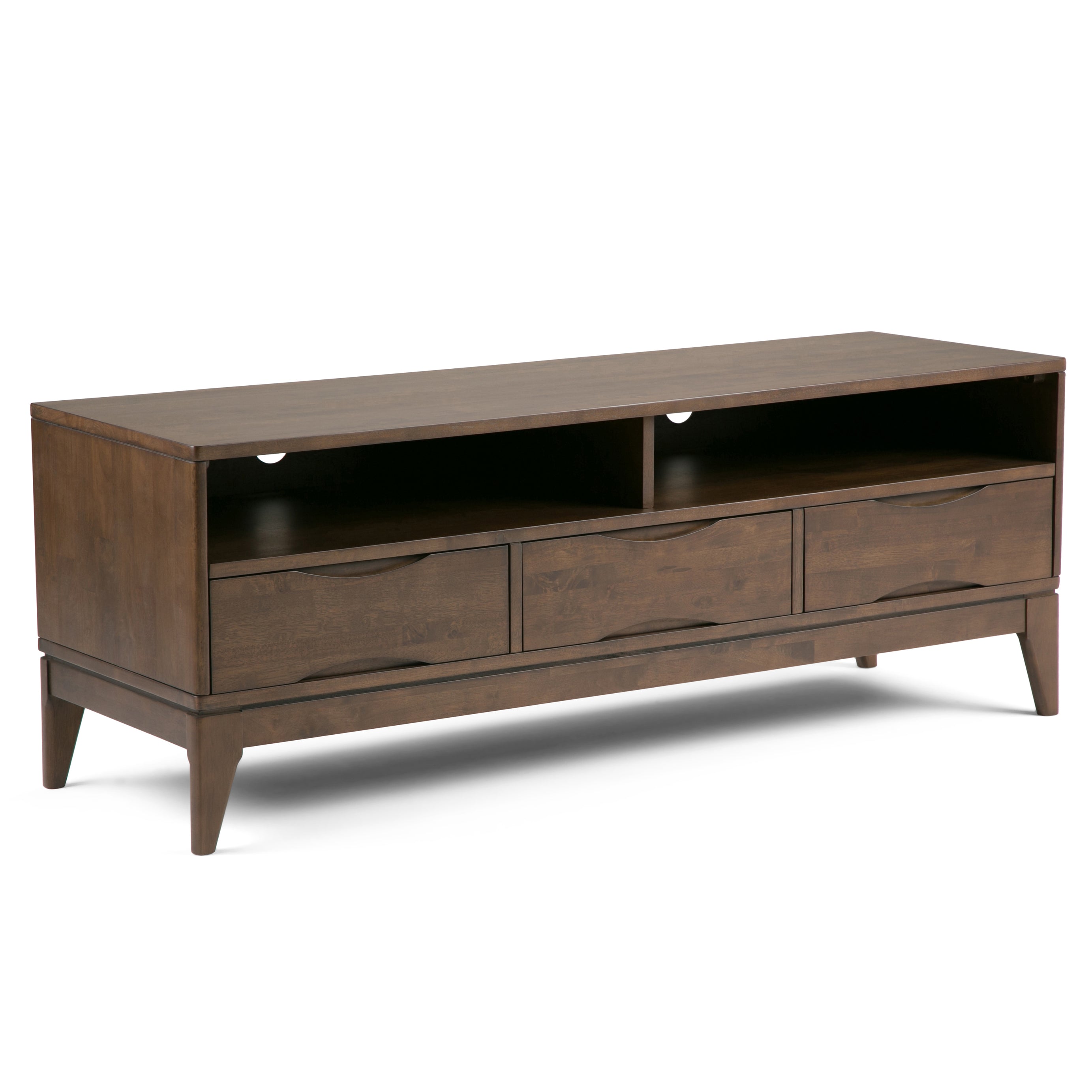 Harper - TV Media Stand - Walnut Brown--1