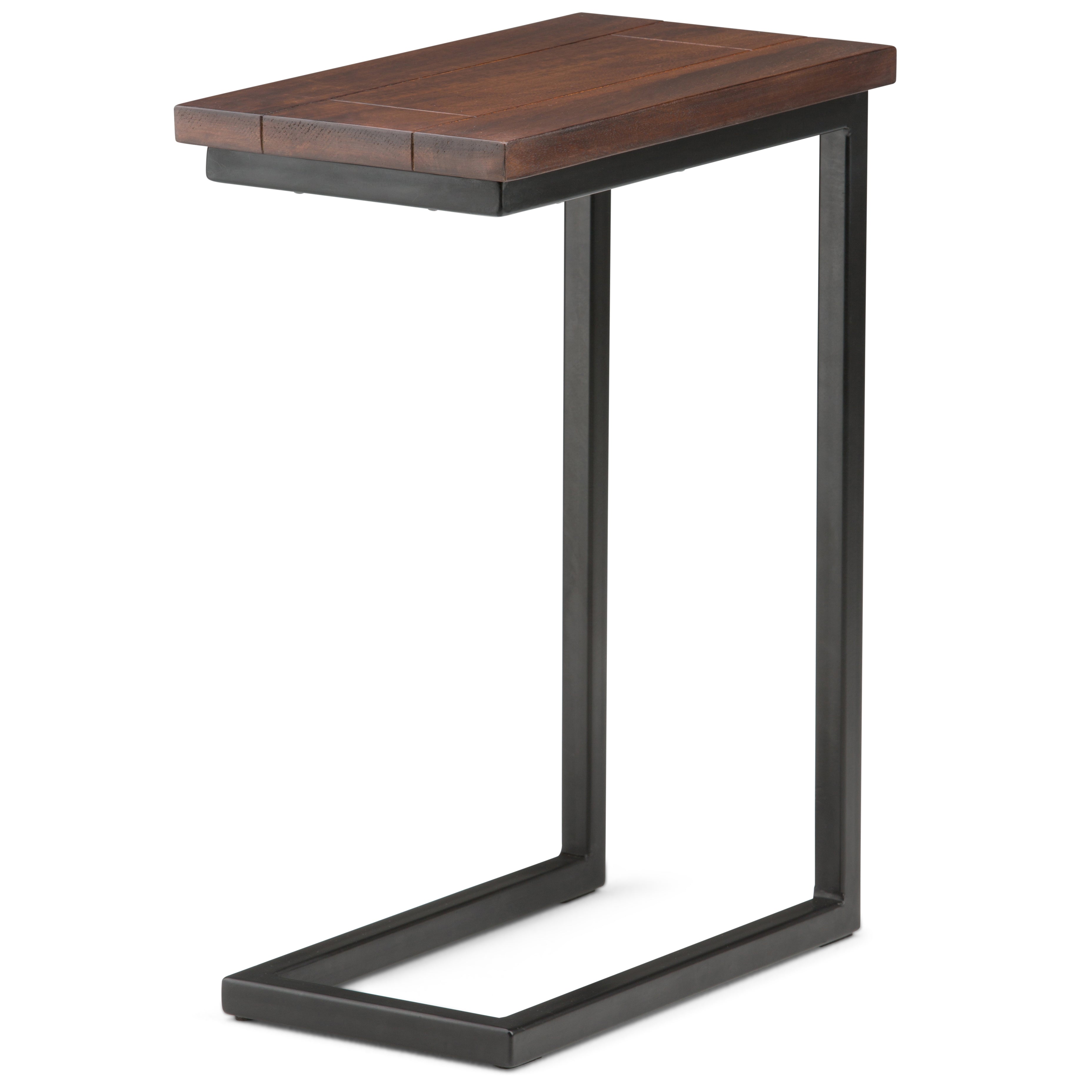 Skyler - C Side Table - Dark Cognac Brown--1