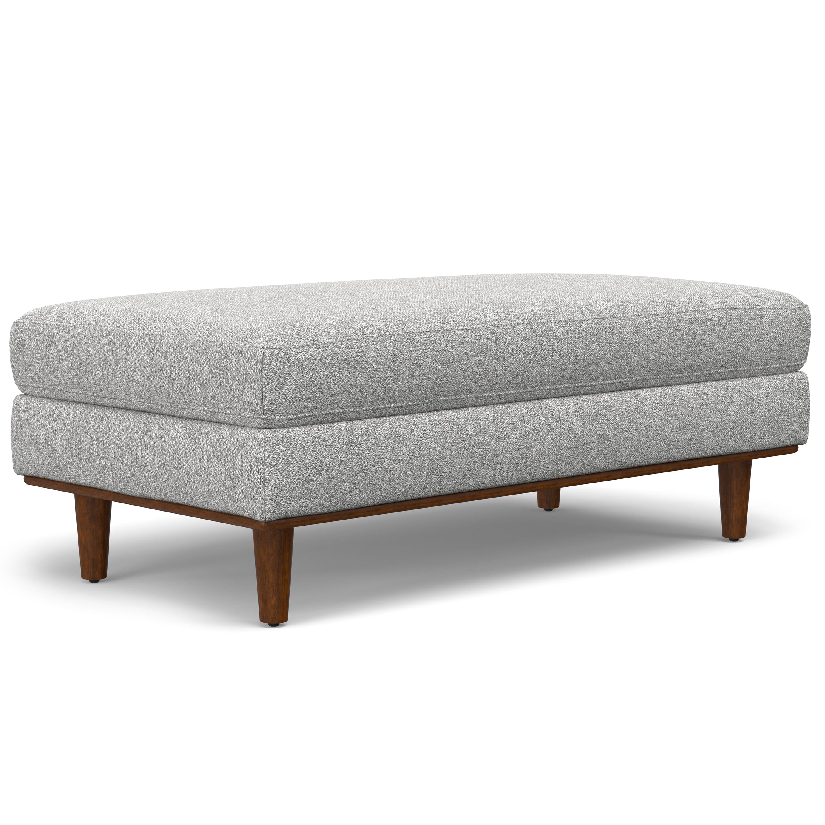 Morrison - Large Rectangular Ottoman - Mist Grey--1