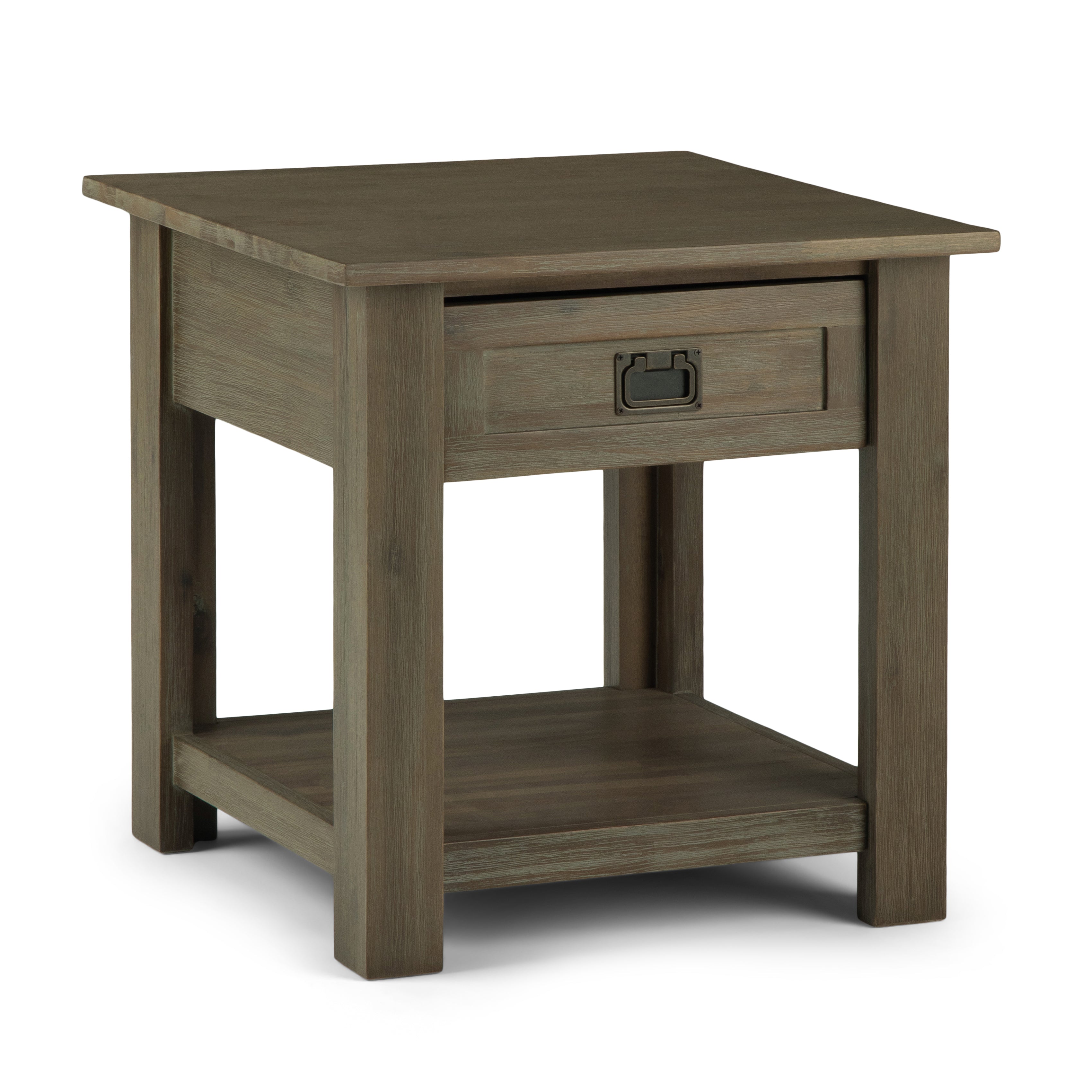 Monroe - End Table - Distressed Grey--1