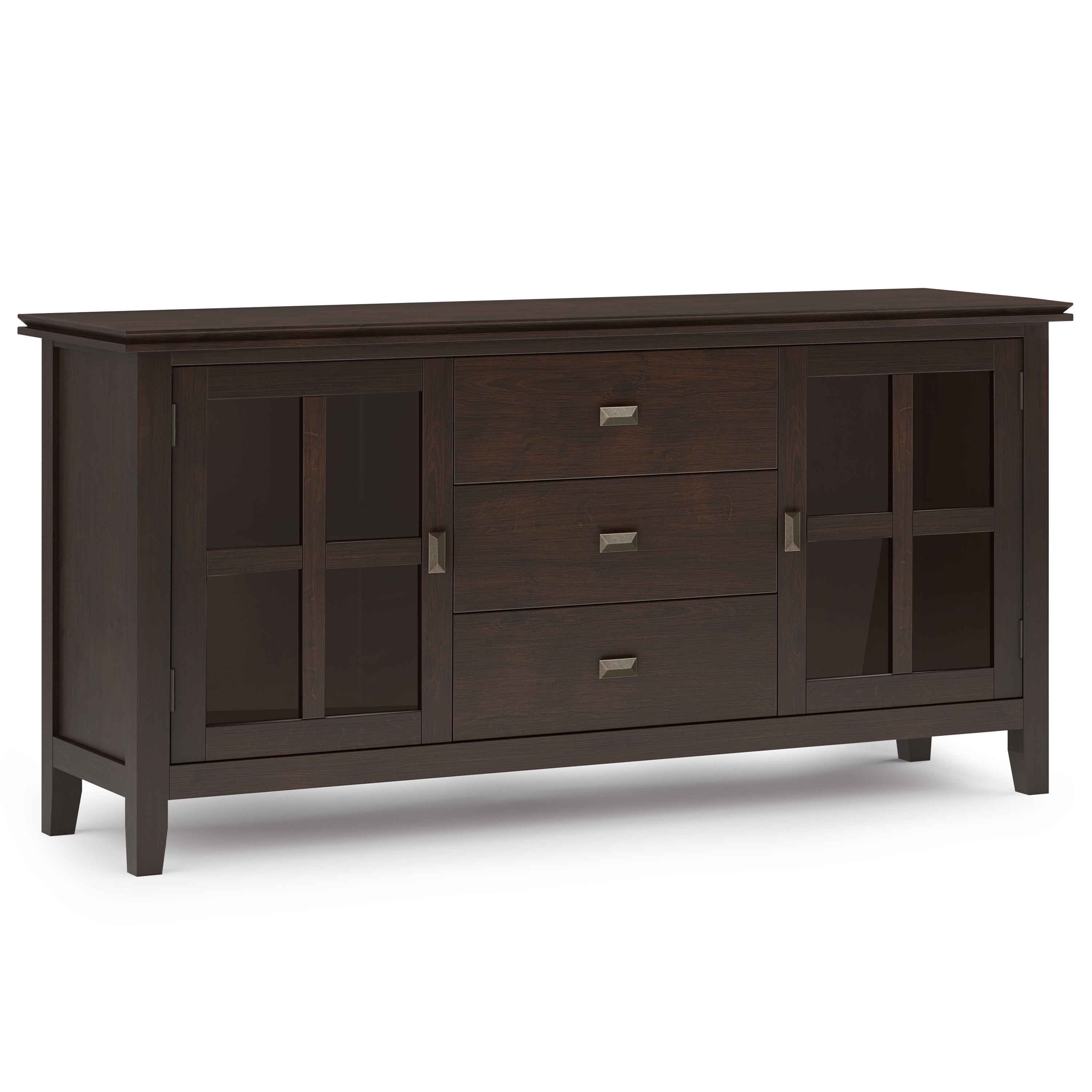 Artisan - Large Sideboard Buffet - Dark Chestnut Brown--1