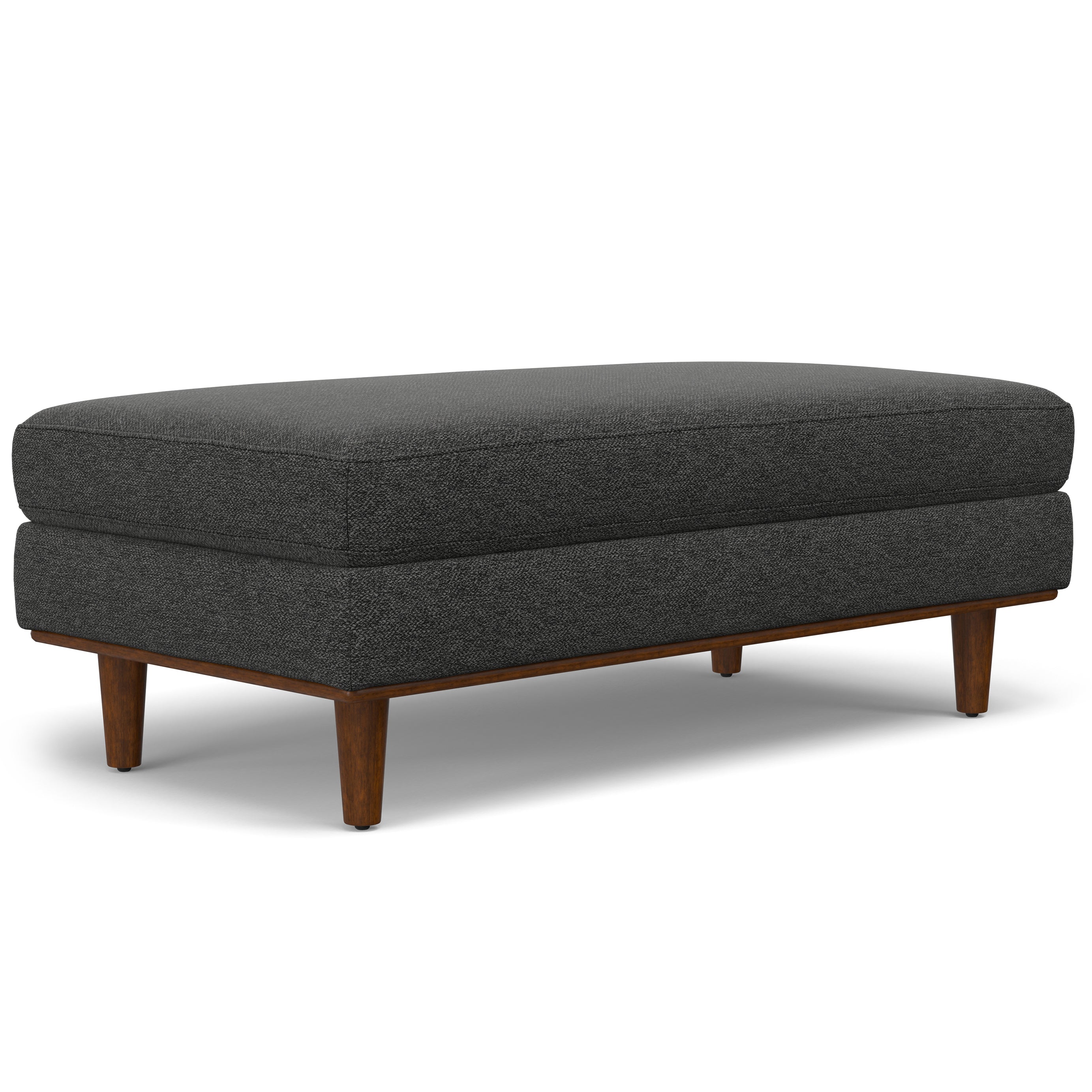 Morrison - Large Rectangular Ottoman - Charcoal Grey--1