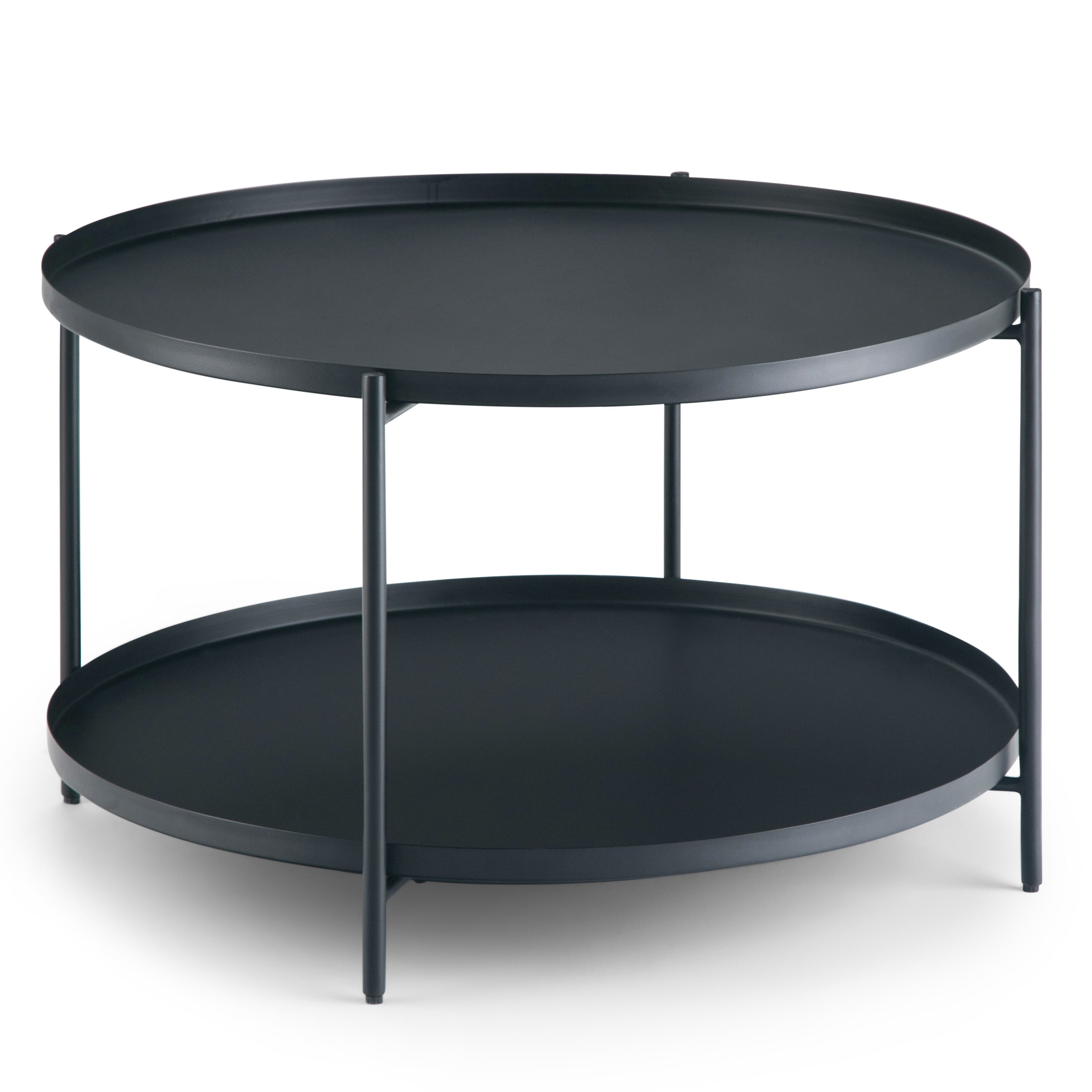 Monet - Metal Coffee Table - Black--1