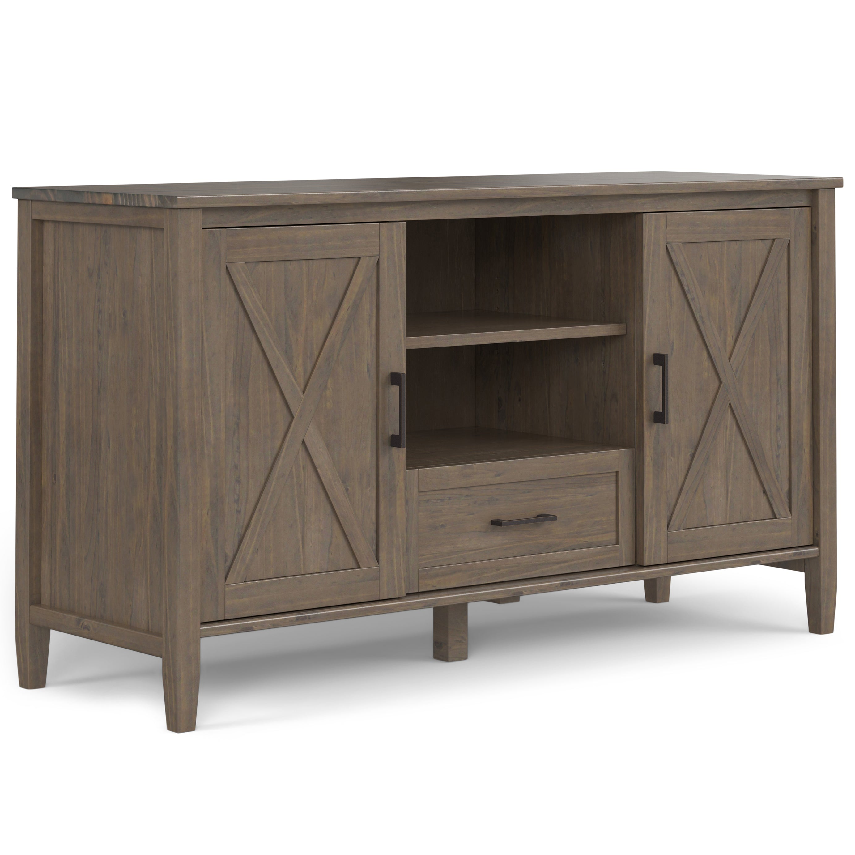 Ela - Medium Tv stand - Smoky Brown--1