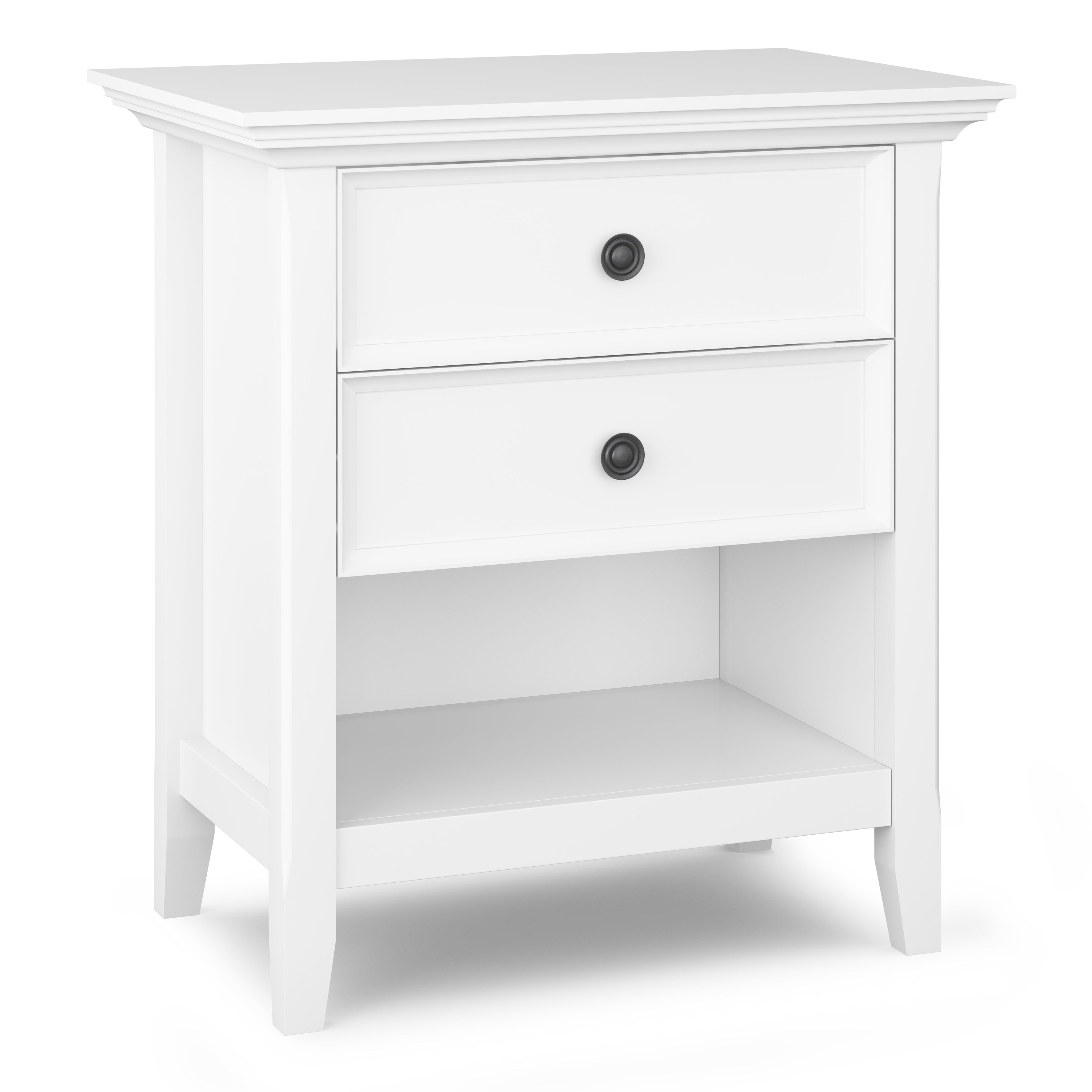 Amherst - Bedside Table - White--1