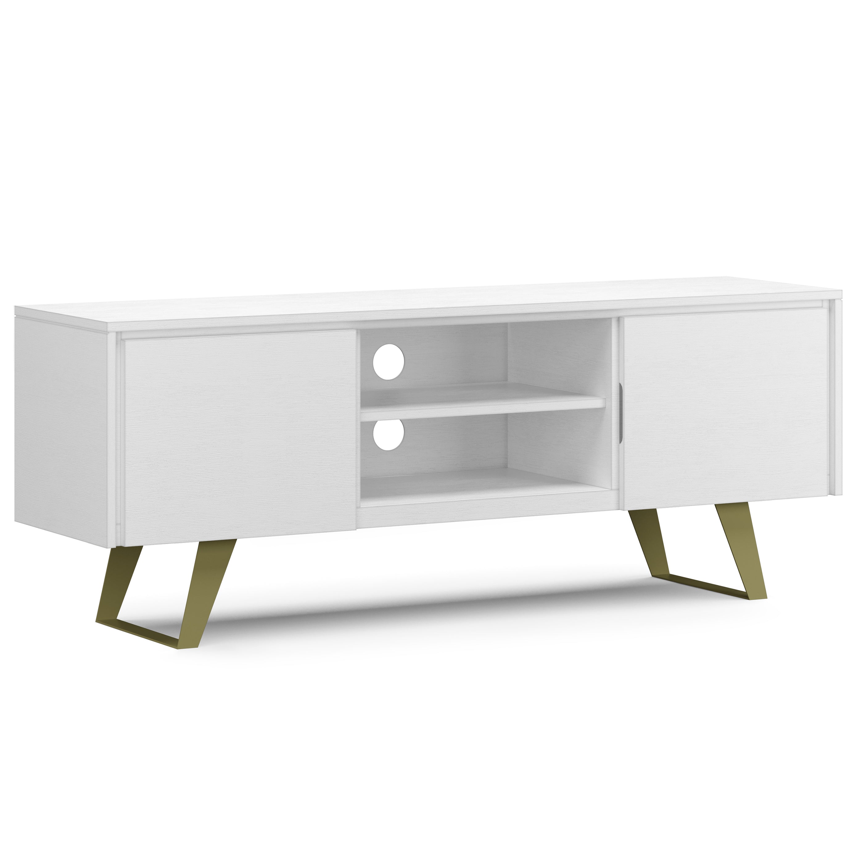 Lowry - TV Media Stand - White--1