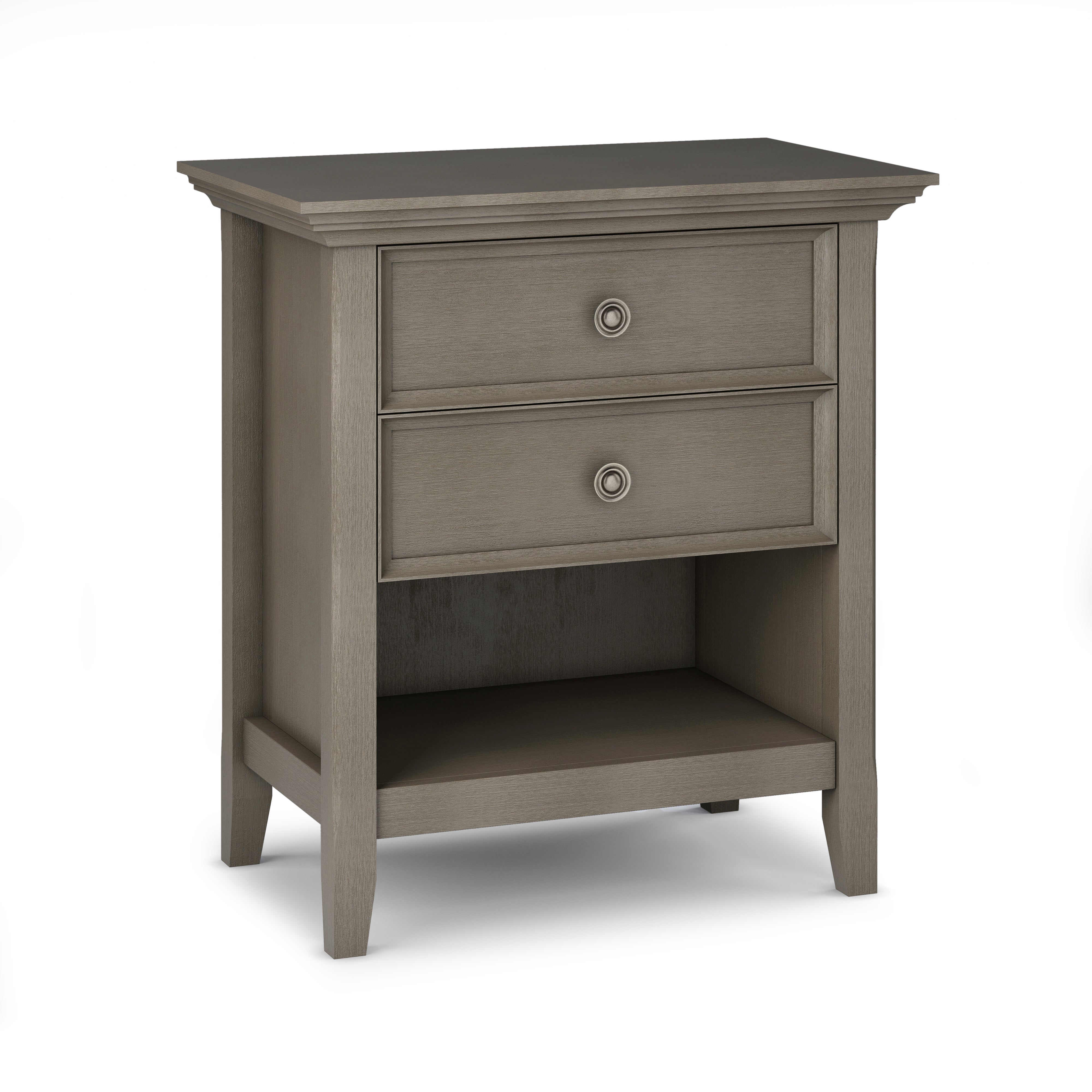 Amherst - Bedside Table - Farmhouse Grey--1