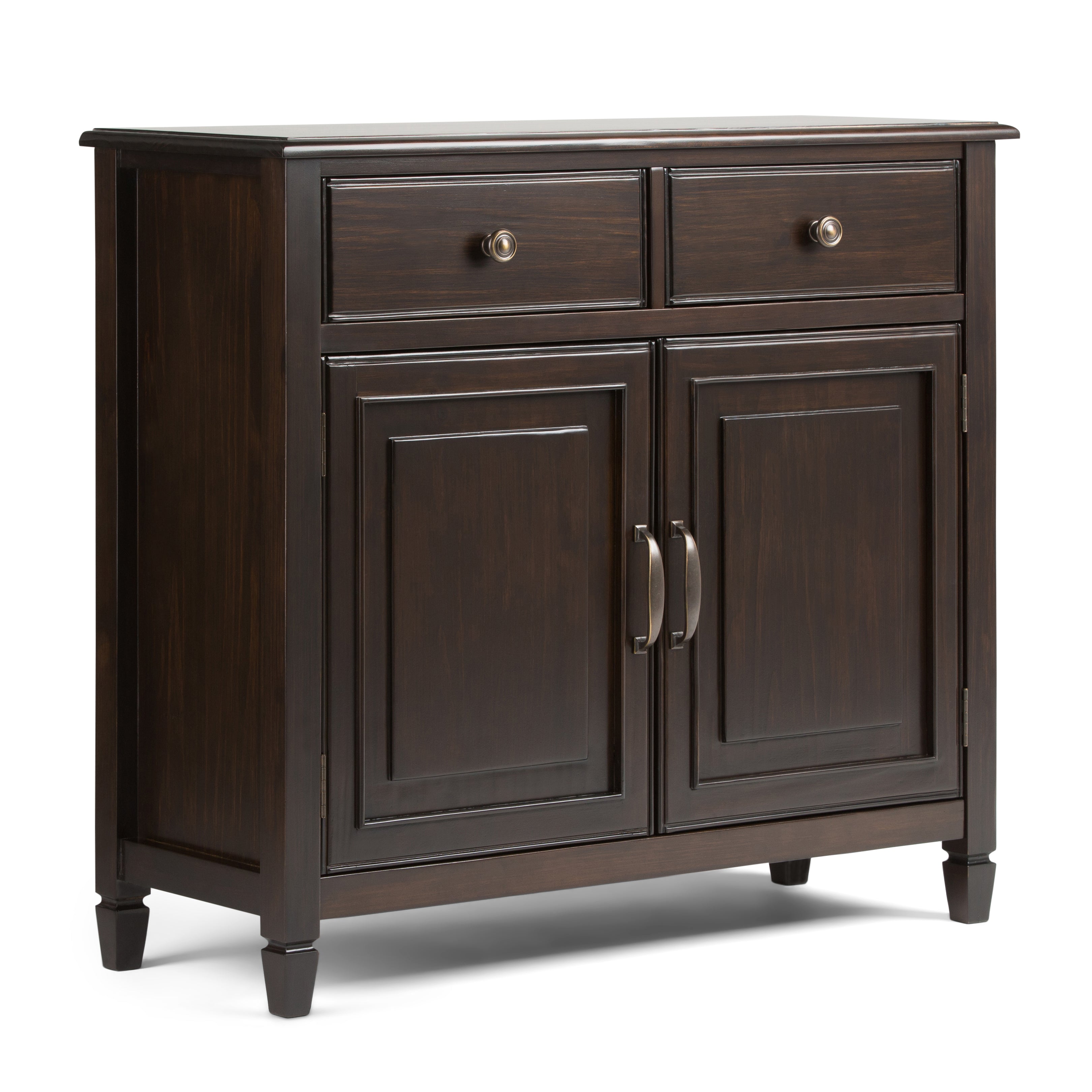 Connaught - Entryway Storage Cabinet - Dark Chestnut Brown--1