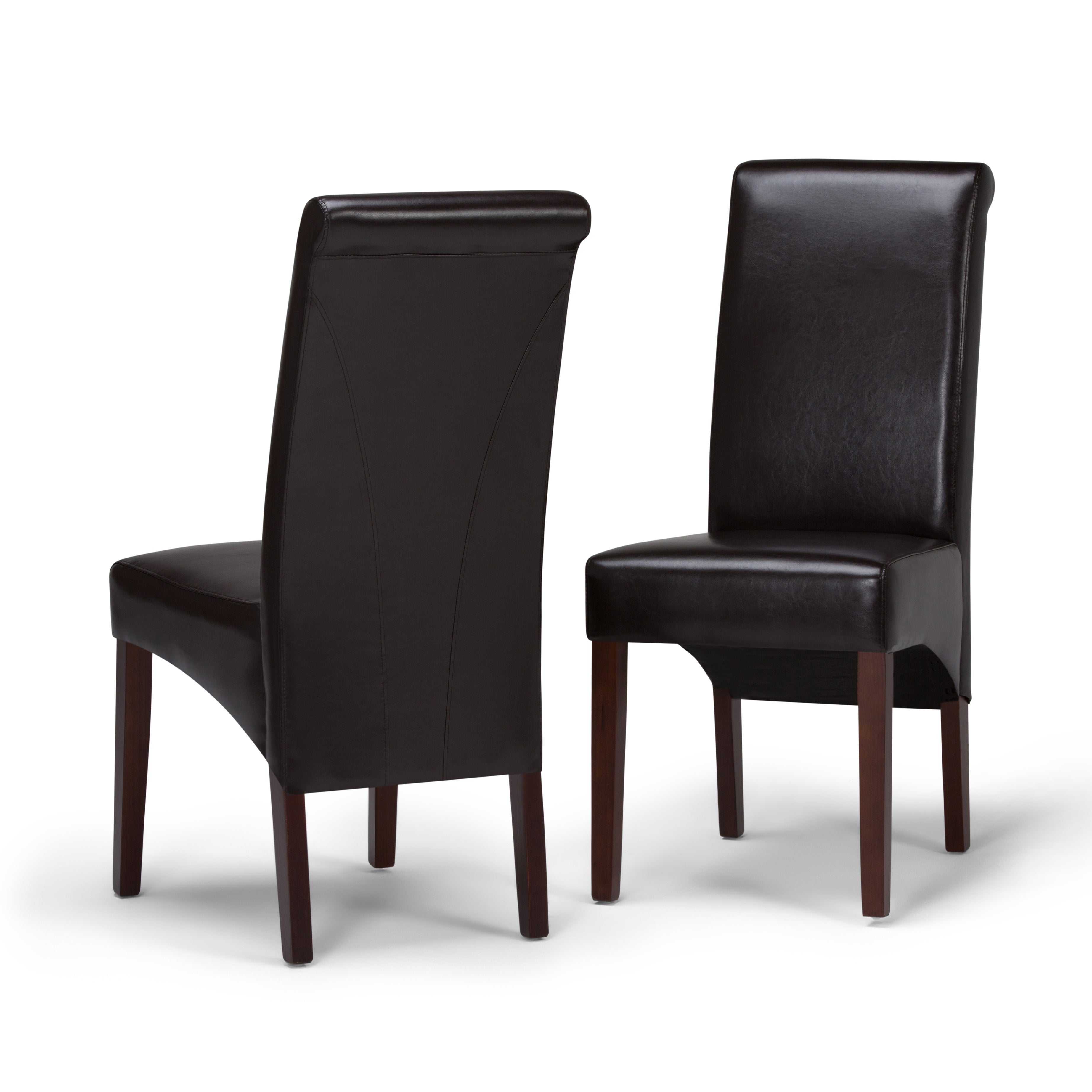 Avalon - Deluxe Parson Dining Chair (Set of 2) - Tanners Brown--1