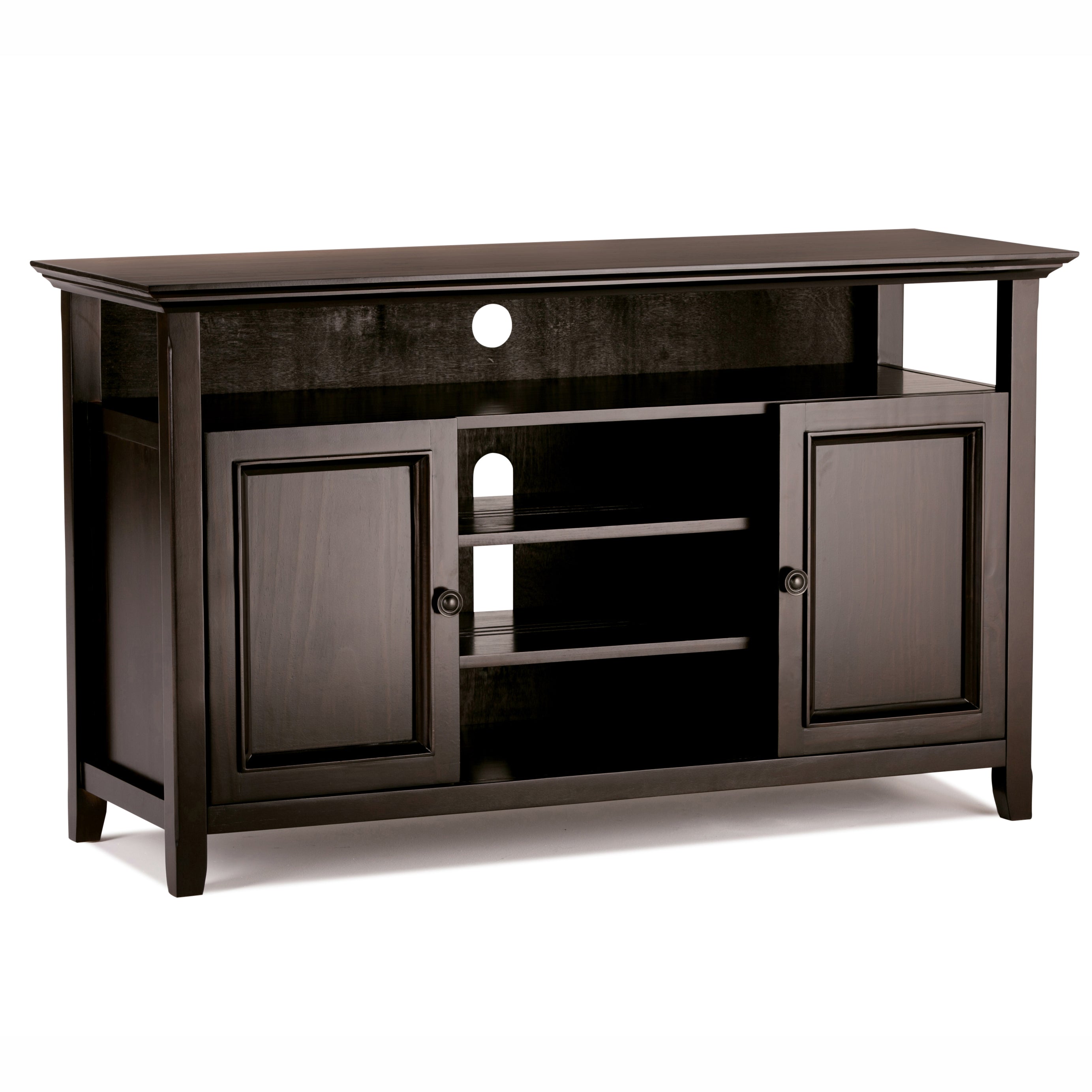 Amherst - TV Media Stand - Hickory Brown--1