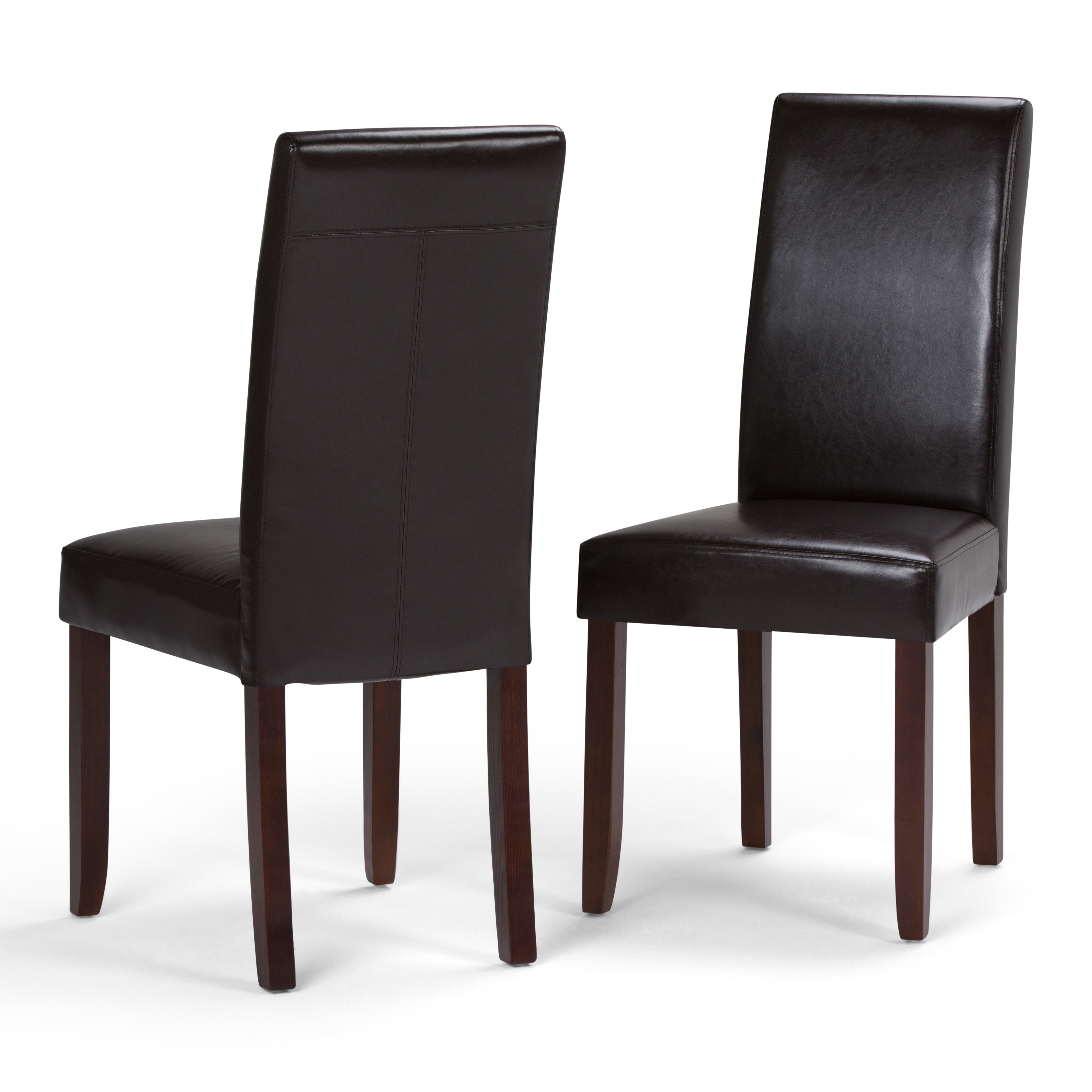 Acadian - Parson Dining Chair (Set of 2) - Tanners Brown--1