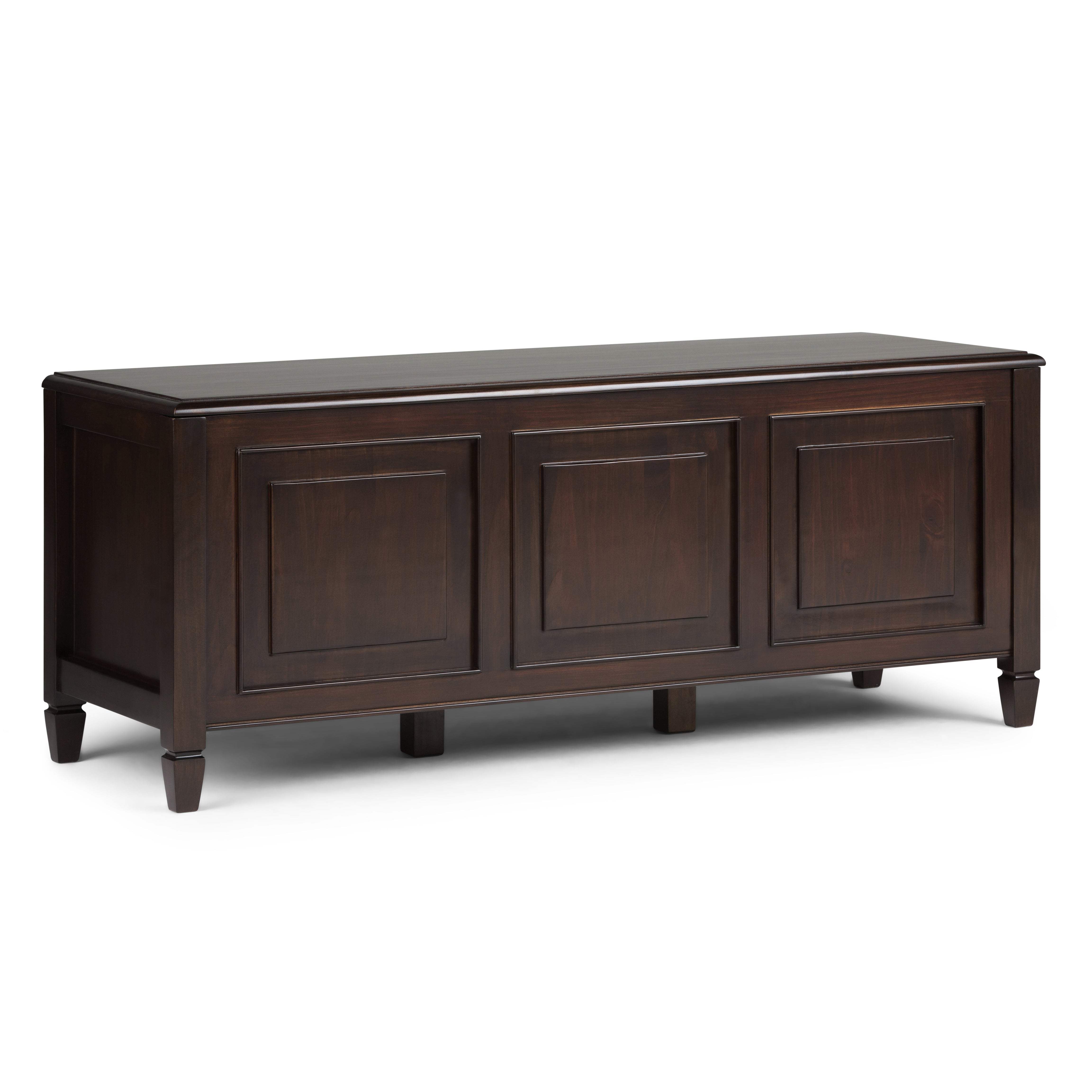 Connaught - Storage Bench Trunk - Dark Chestnut Brown--1