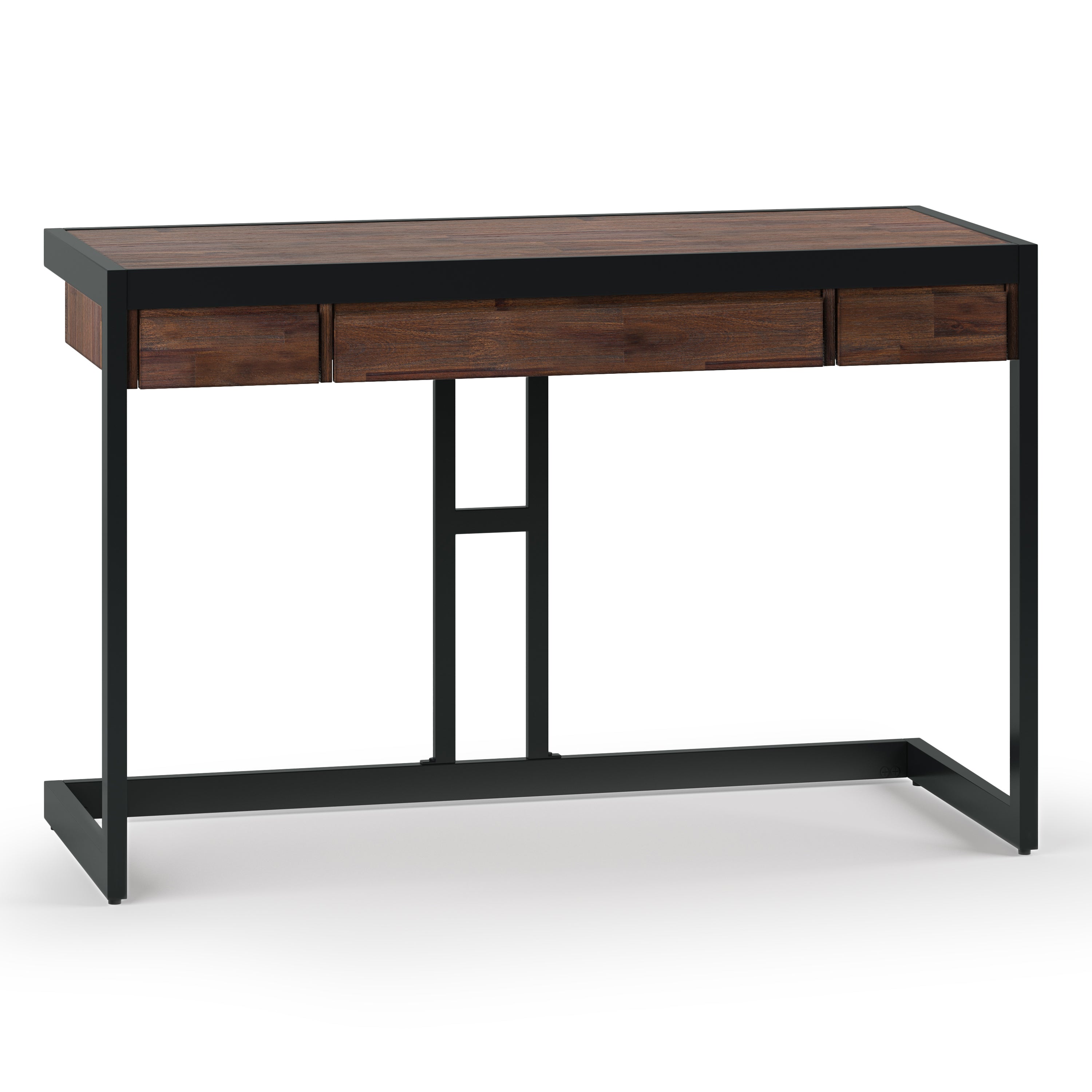 Erina - Small Desk - Distressed Charcoal Brown--1