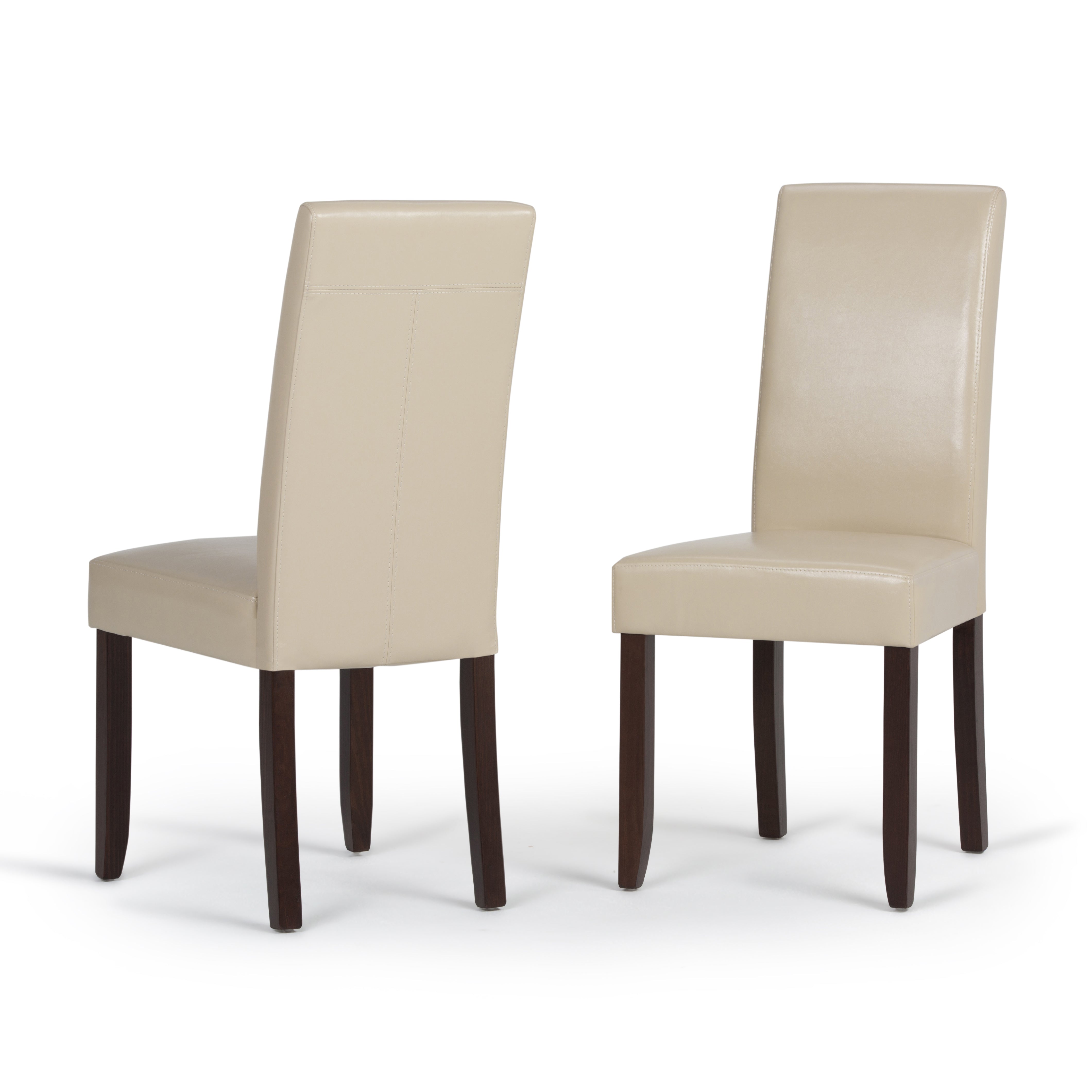 Acadian - Parson Dining Chair (Set of 2) - Satin Cream--1