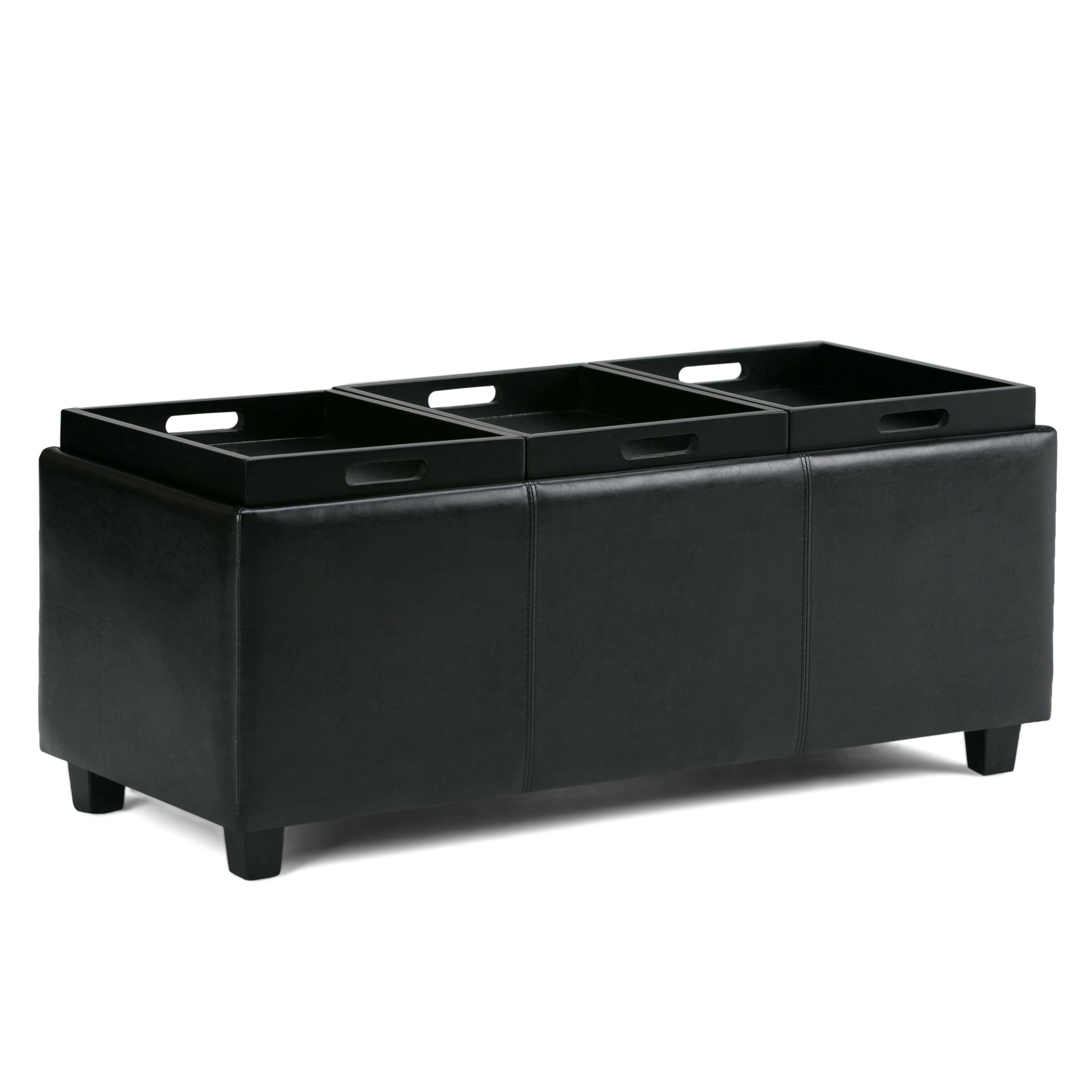 Avalon - Storage Ottoman - Midnight Black--1