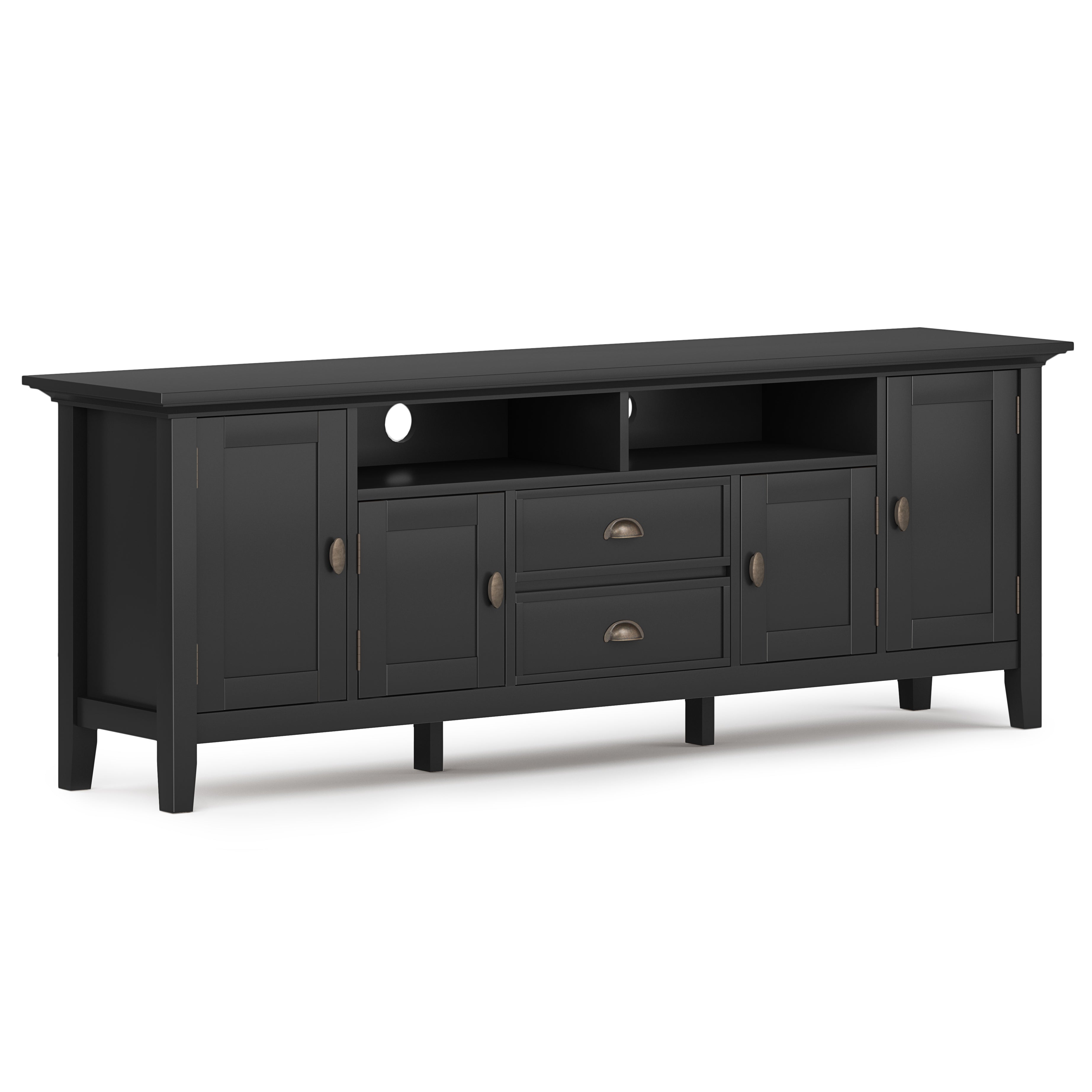 Redmond - 72" TV Media Stand - Black--1