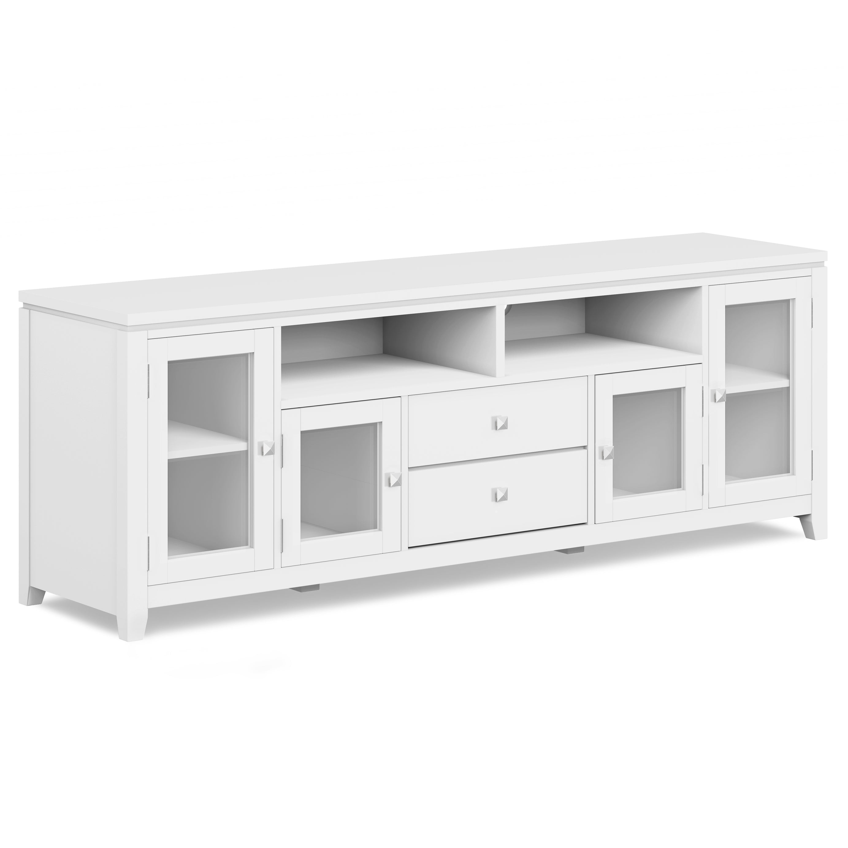 Cosmopolitan - 72" Wide TV Media Stand - White--1