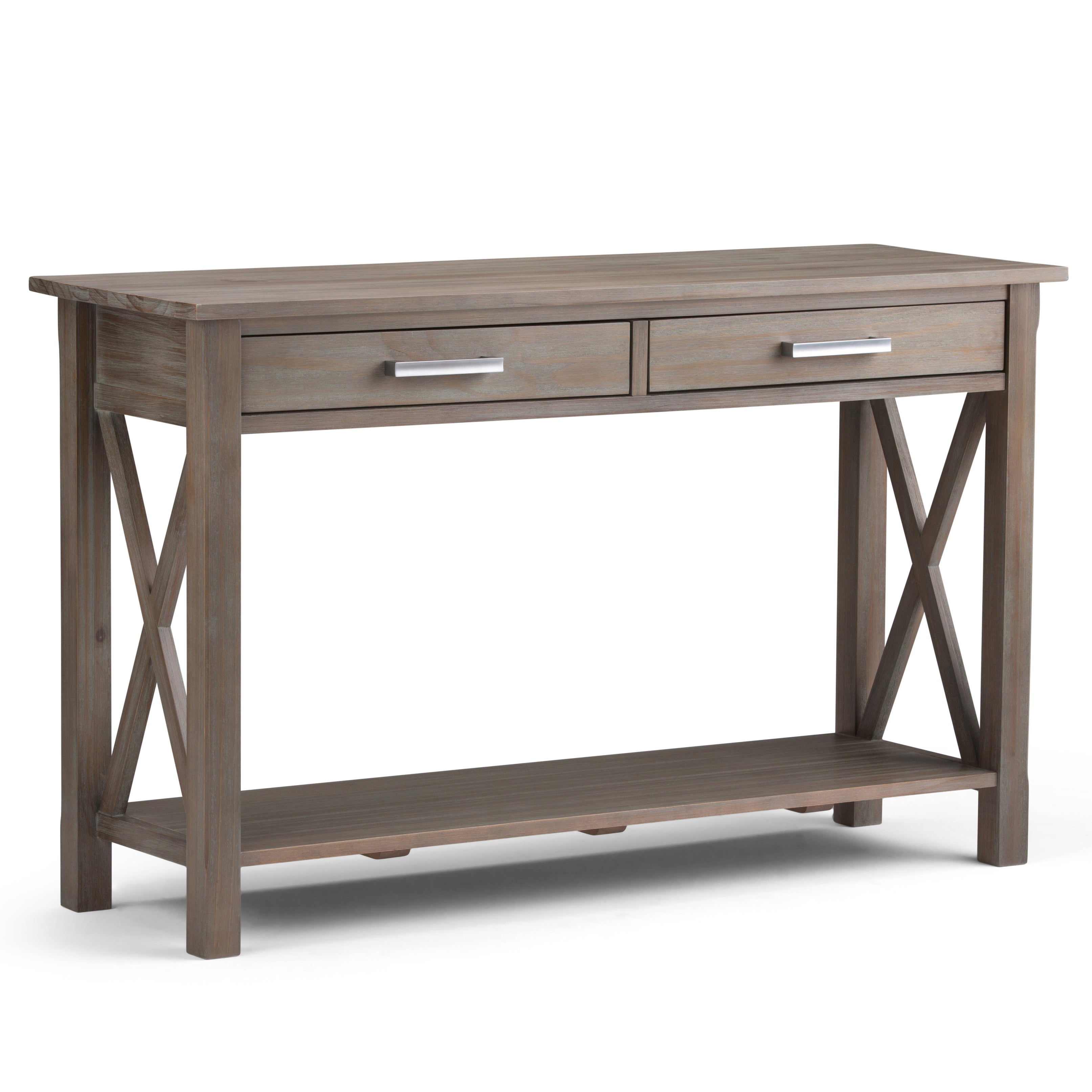 Kitchener - Console Sofa Table - Distressed Grey--1