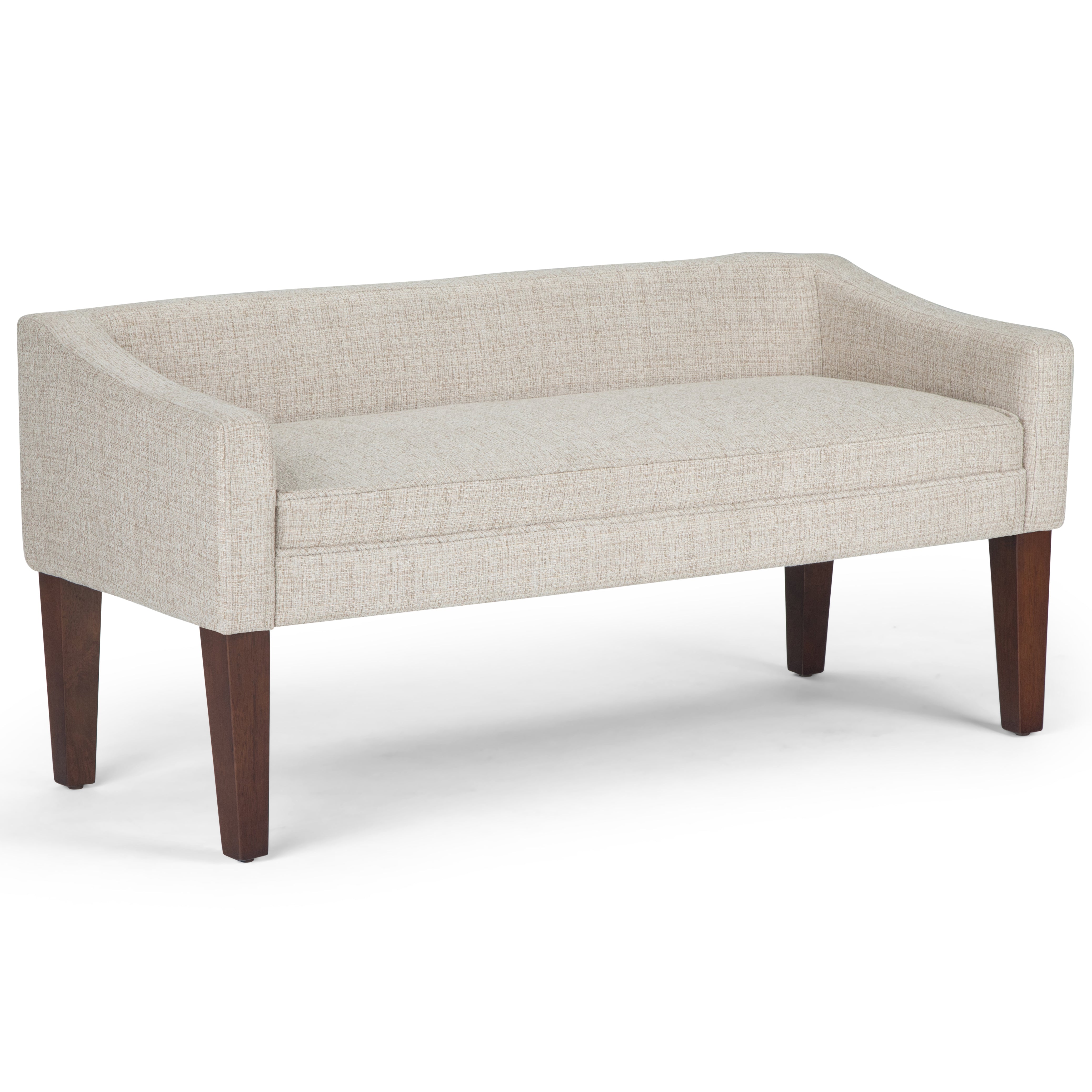 Parris - Upholstered Bench - Platinum--1